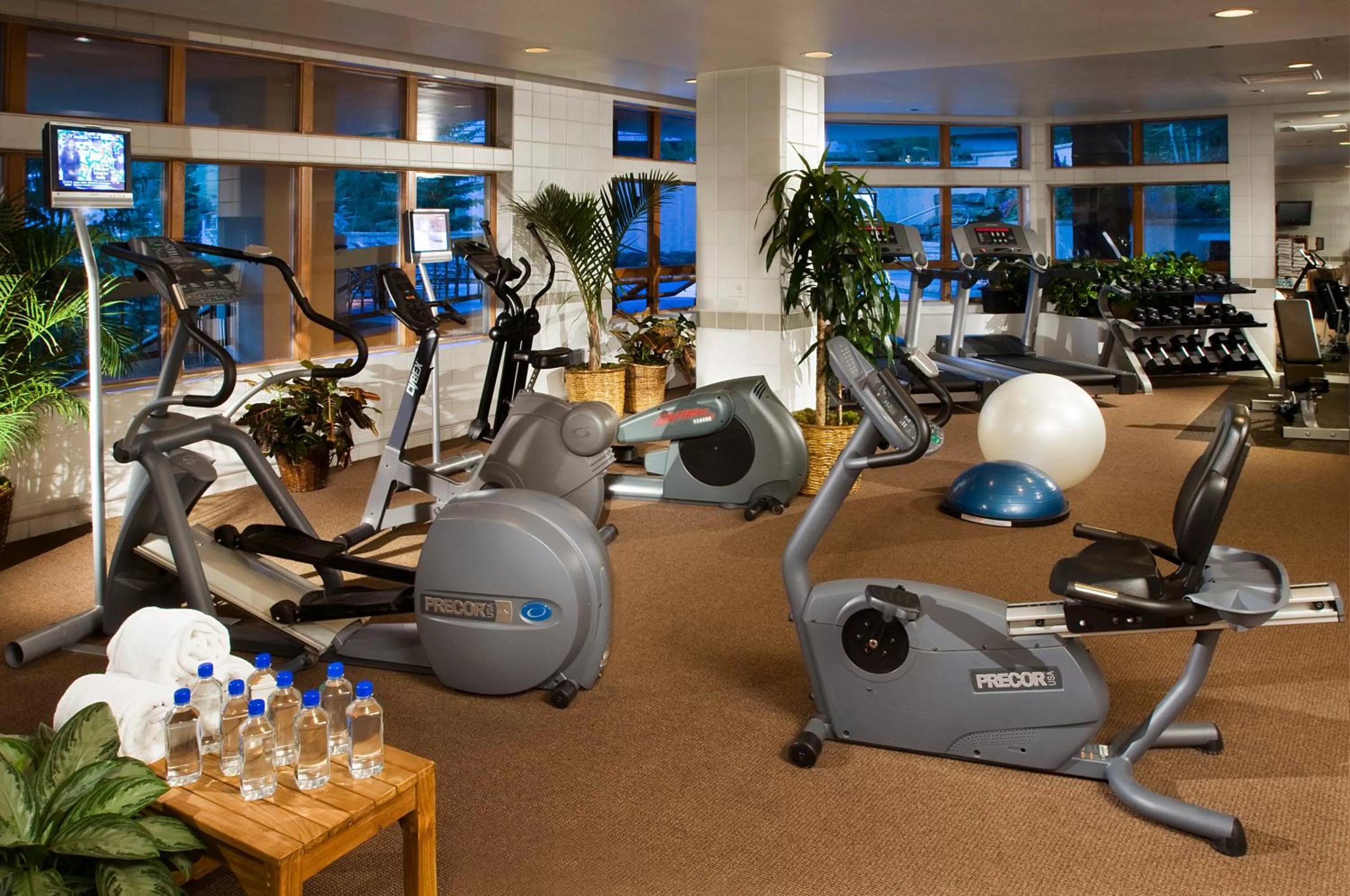 Fitness centre/facilities in The Pines Lodge, a RockResort