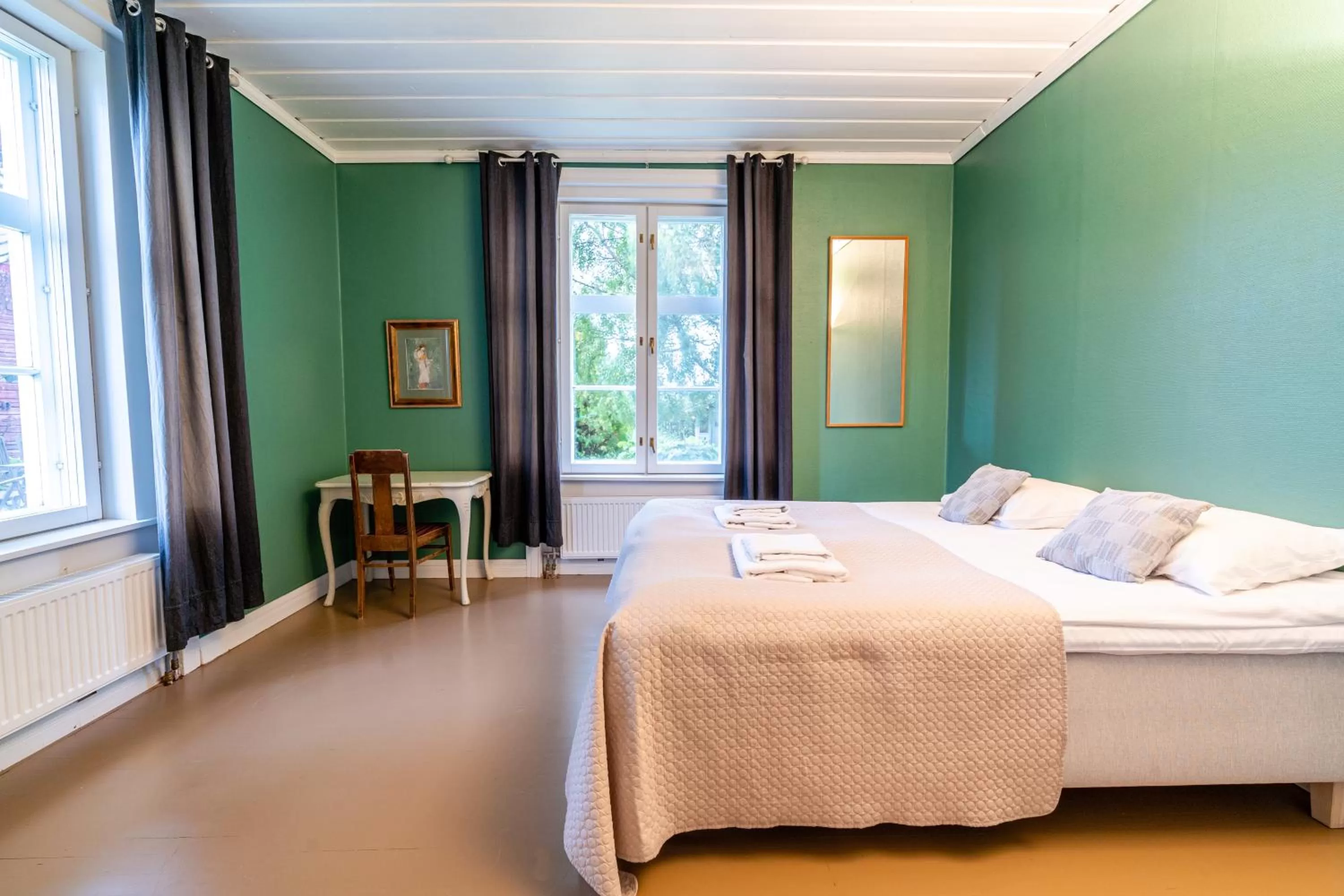 Bed in Haapala Brewery restaurant and accommodation