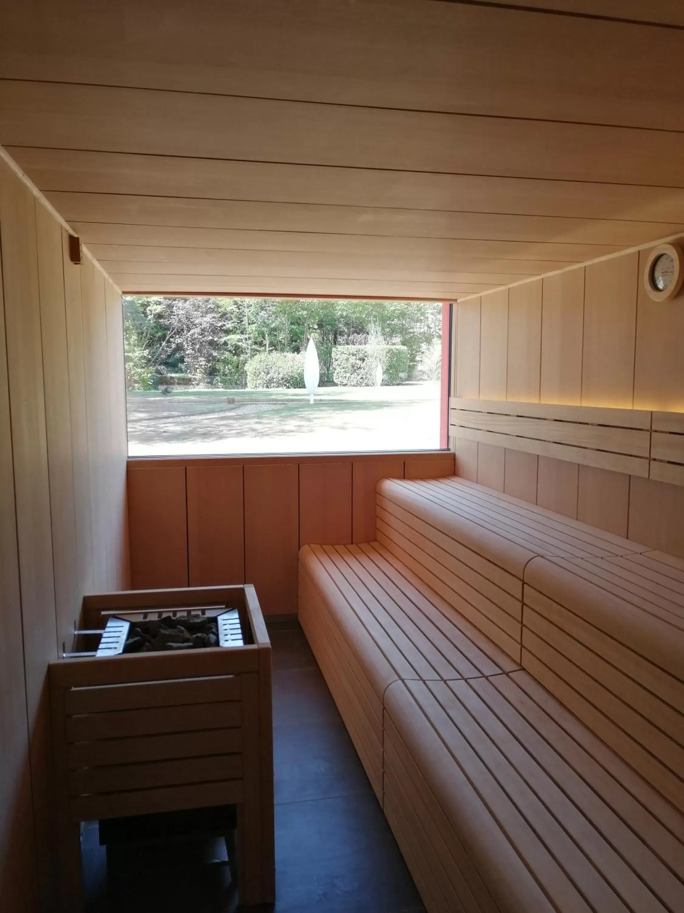 Sauna in Les Maritonnes Parc & Vignoble