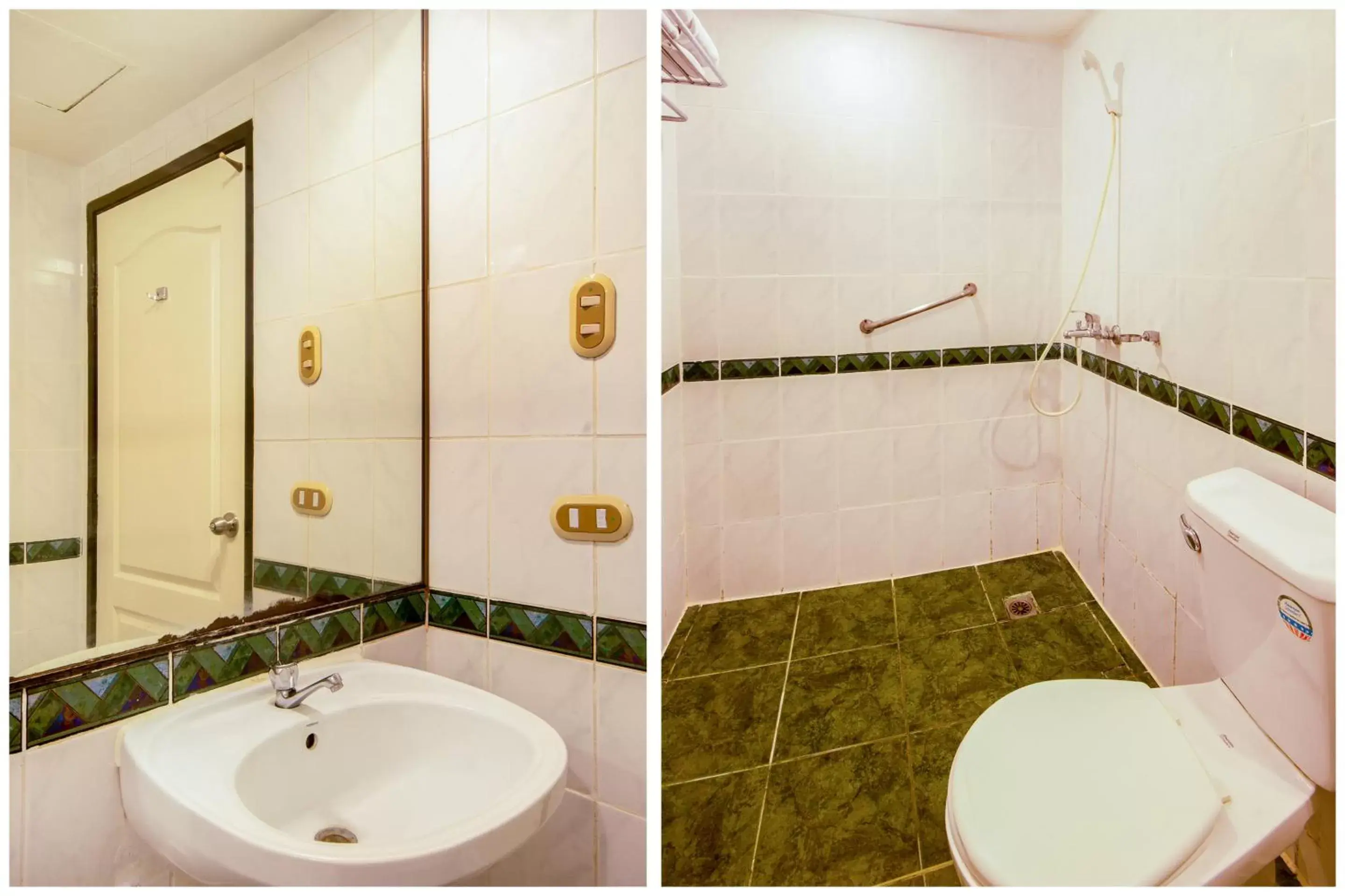 Bathroom in OYO 227 Palladium Suites Hotel