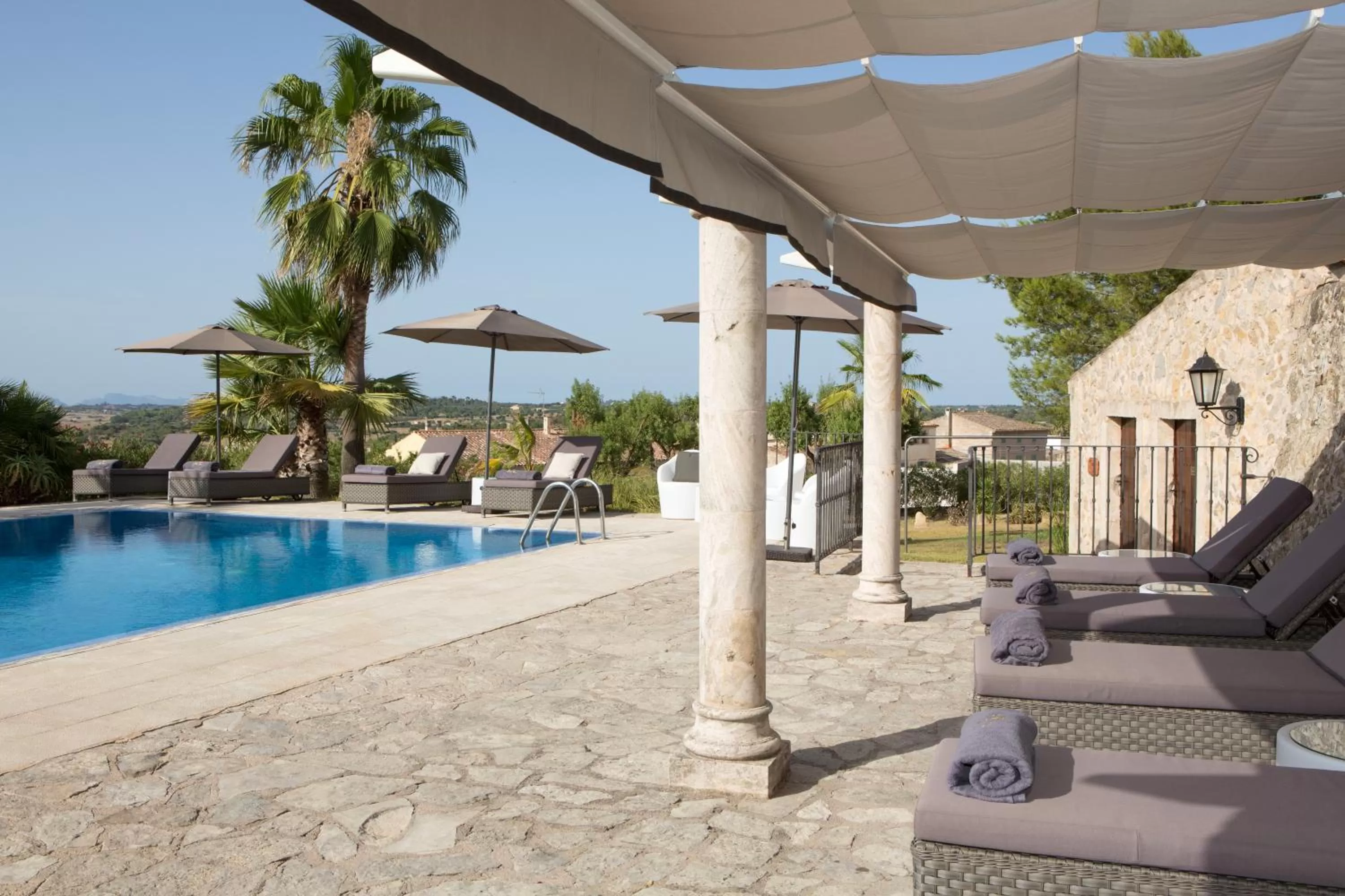 Swimming pool in Casa Font i Roig