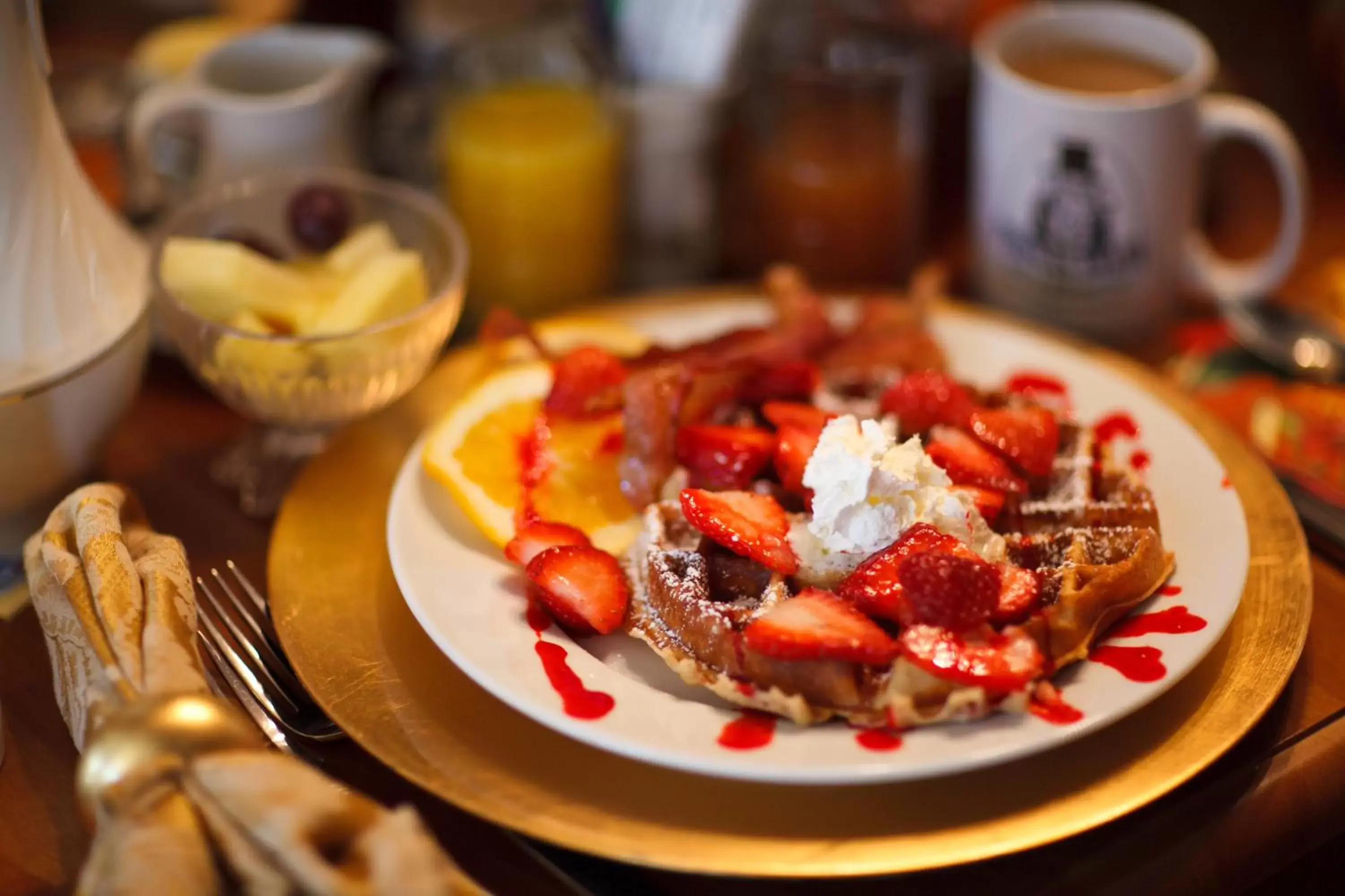 American breakfast, Food in Phineas Swann Inn & Spa