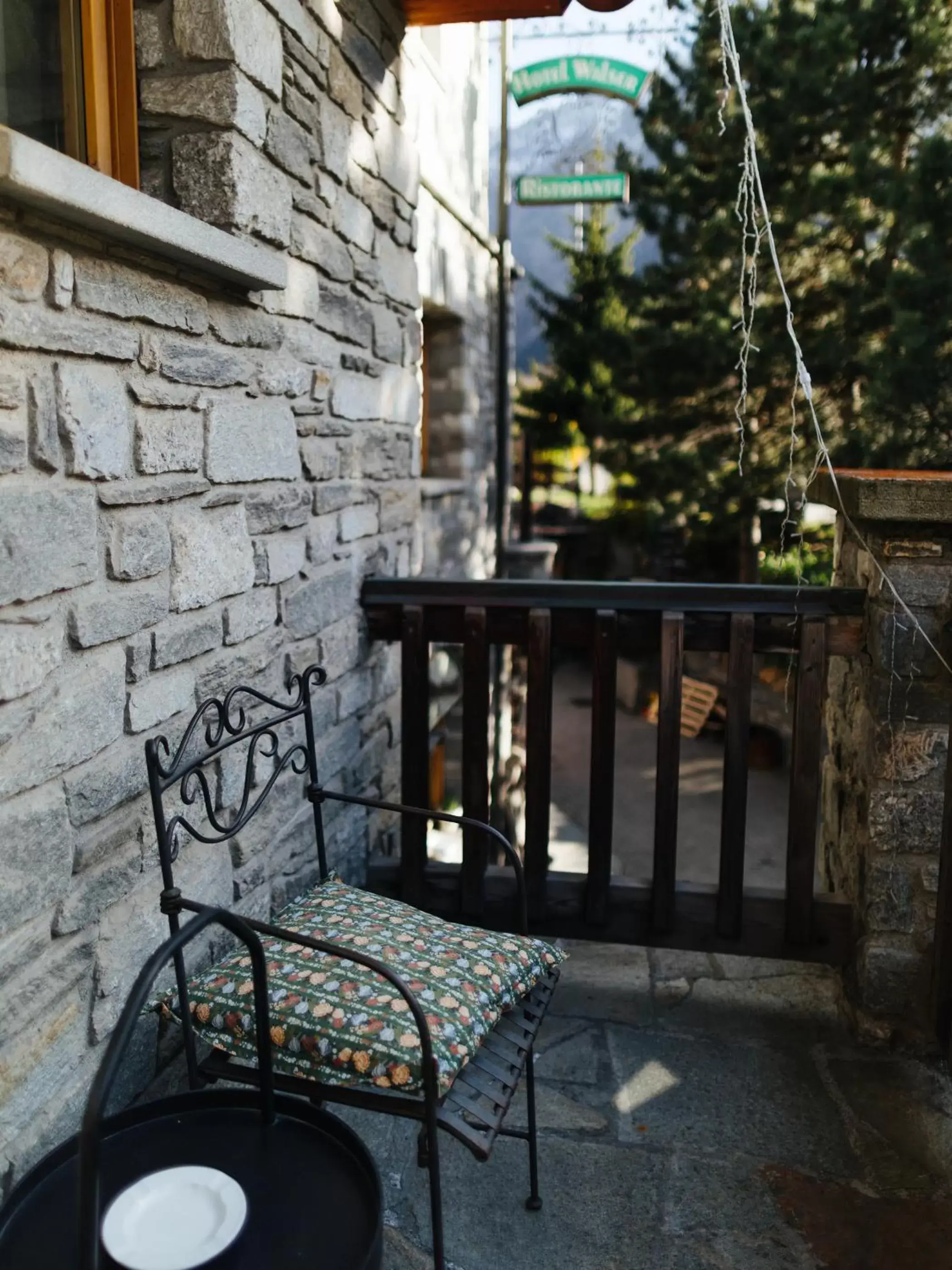 Balcony/Terrace in Hotel Walser Courmayeur