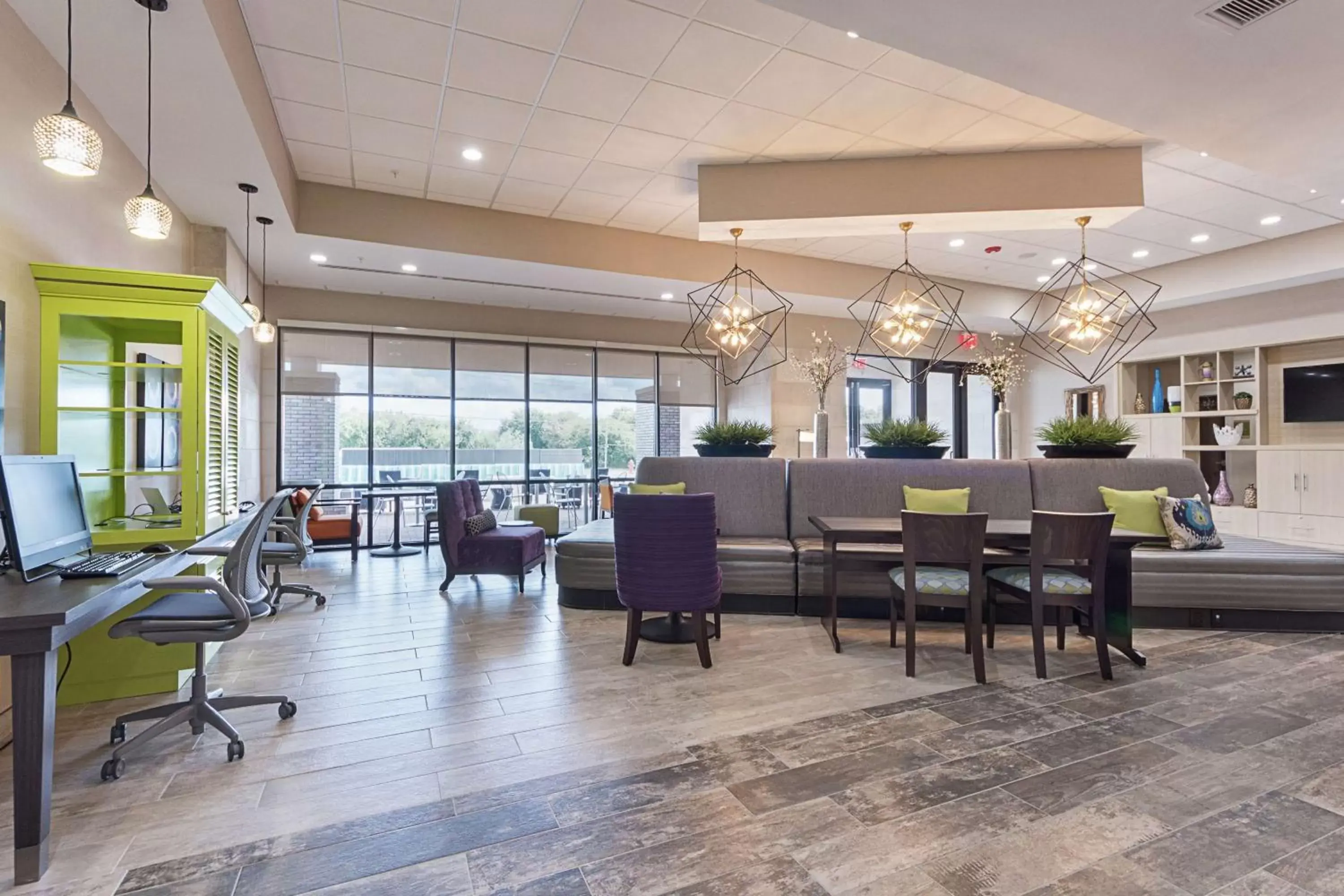 Lobby or reception, Restaurant/Places to Eat in Home2 Suites By Hilton Dallas Grand Prairie