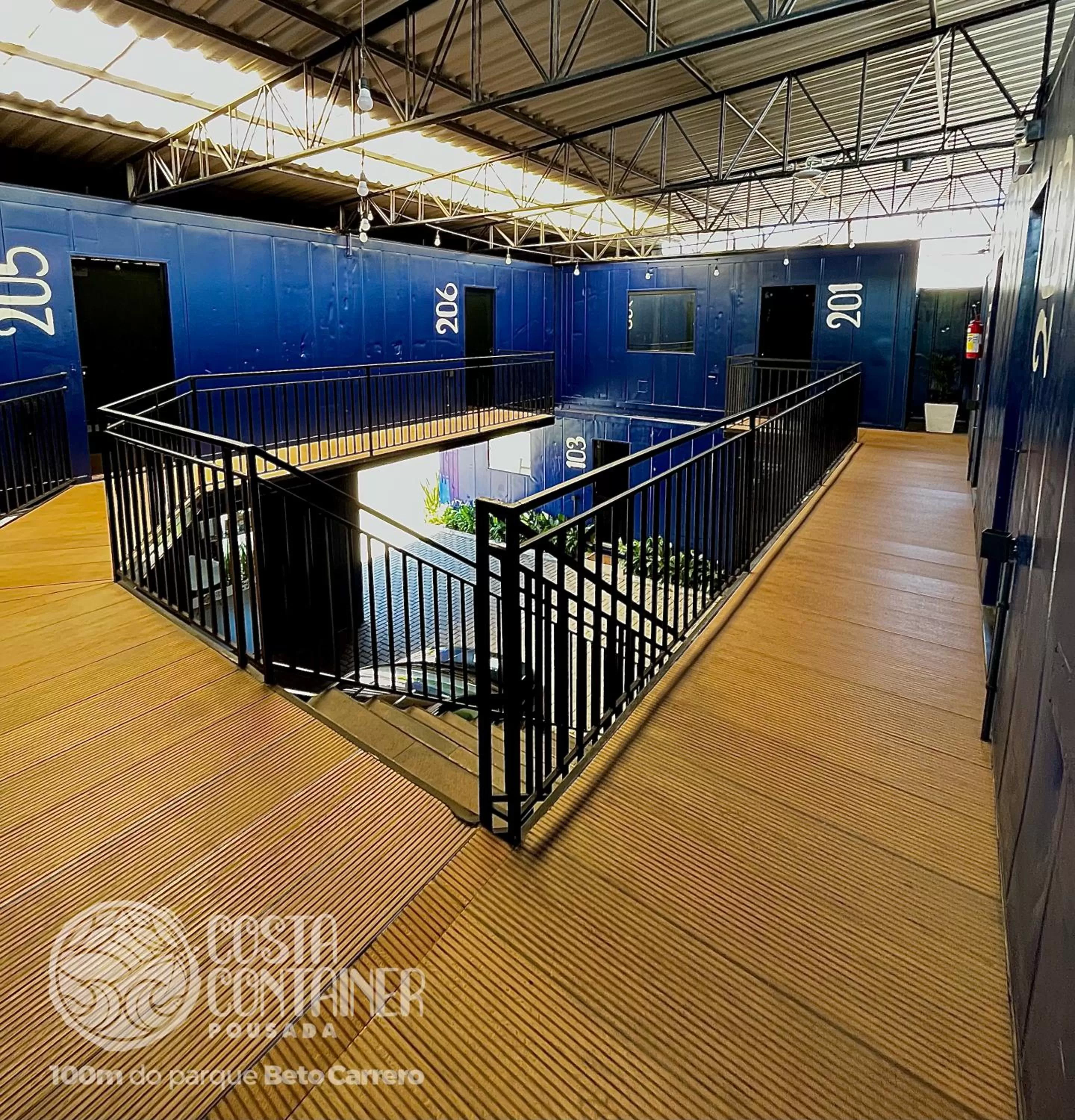 Lobby or reception in Pousada Costa Container