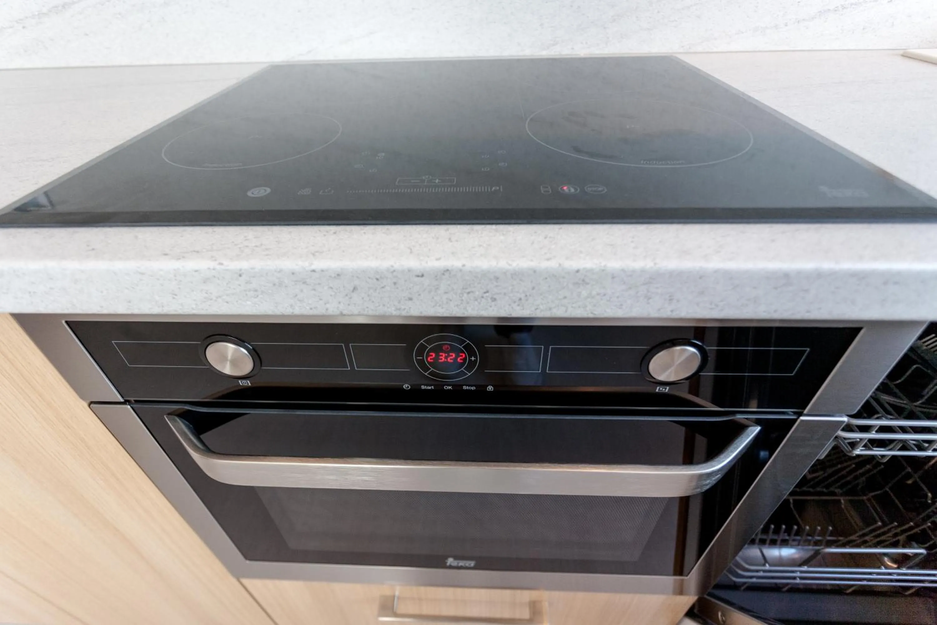 Kitchen or kitchenette in GRANO APARTMENTS Gdańsk Motława SPA & Wellness