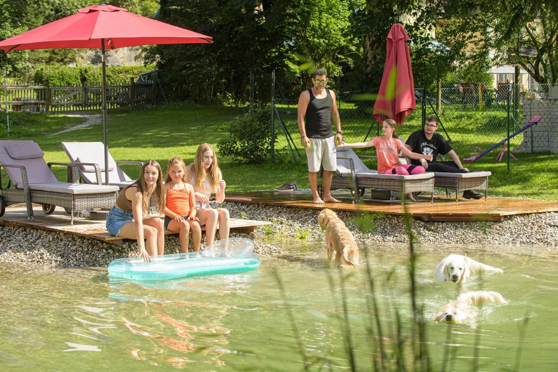 Garden in GRUBERS, Hotel Appartments Gastein
