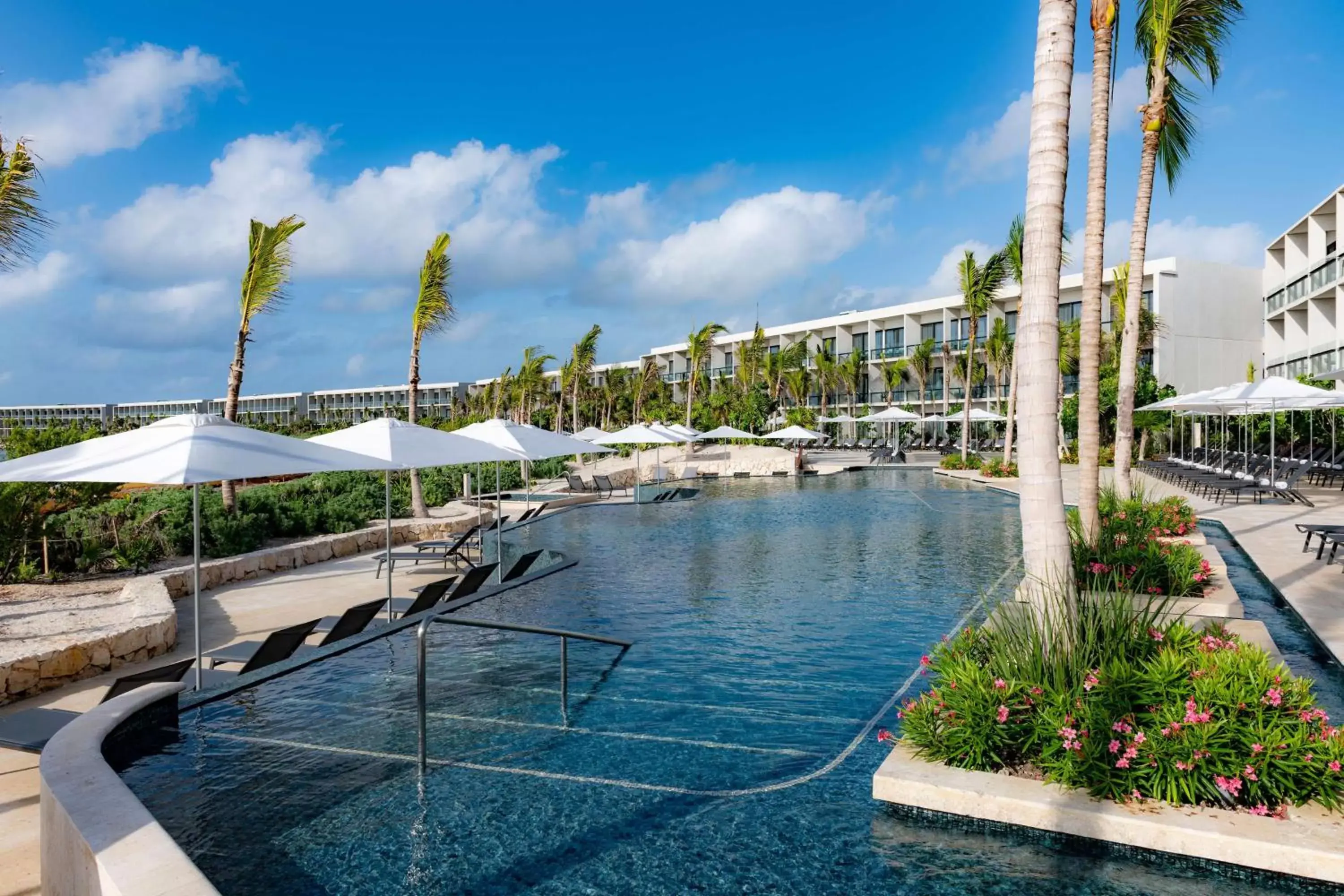 Pool view in Hilton Tulum Riviera Maya All-Inclusive Resort