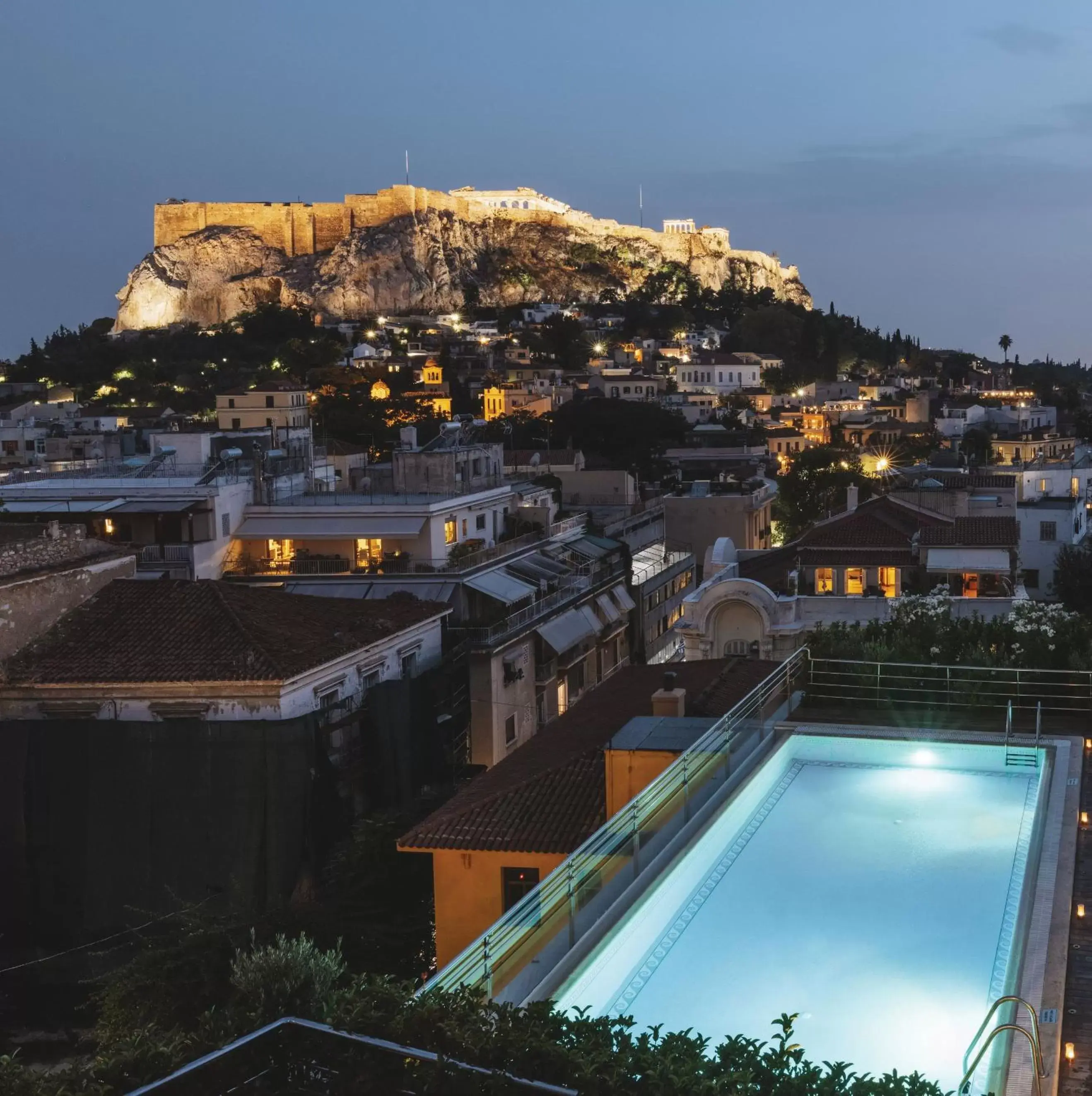 Landmark view, Pool View in Electra Palace Athens