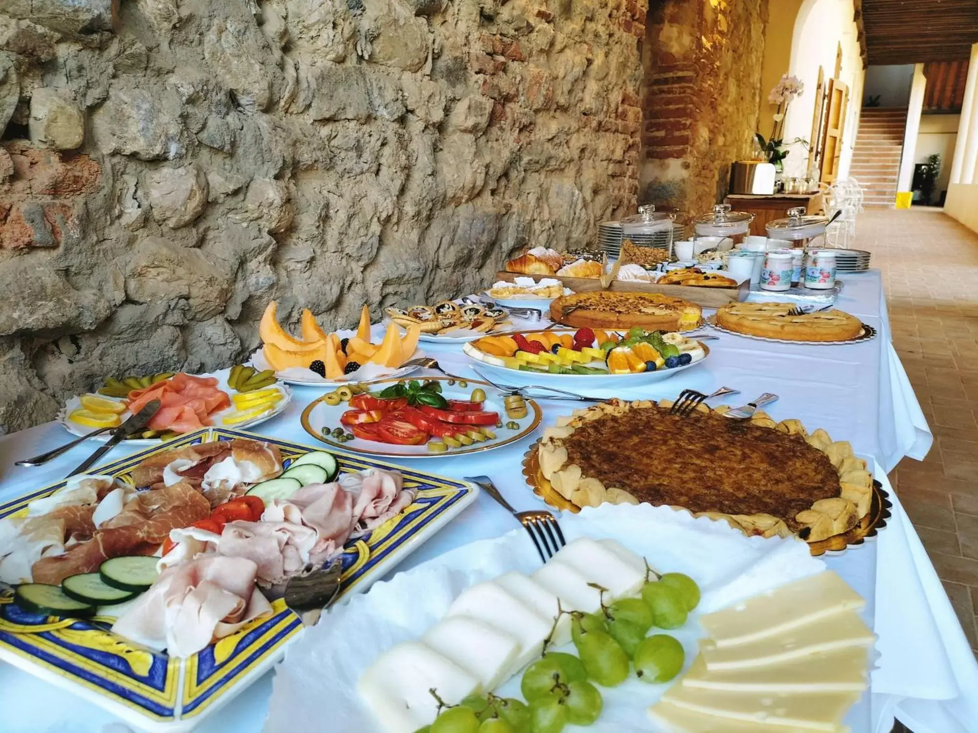 Buffet breakfast, Food in Badia Giulia Prestigious Historical B&B