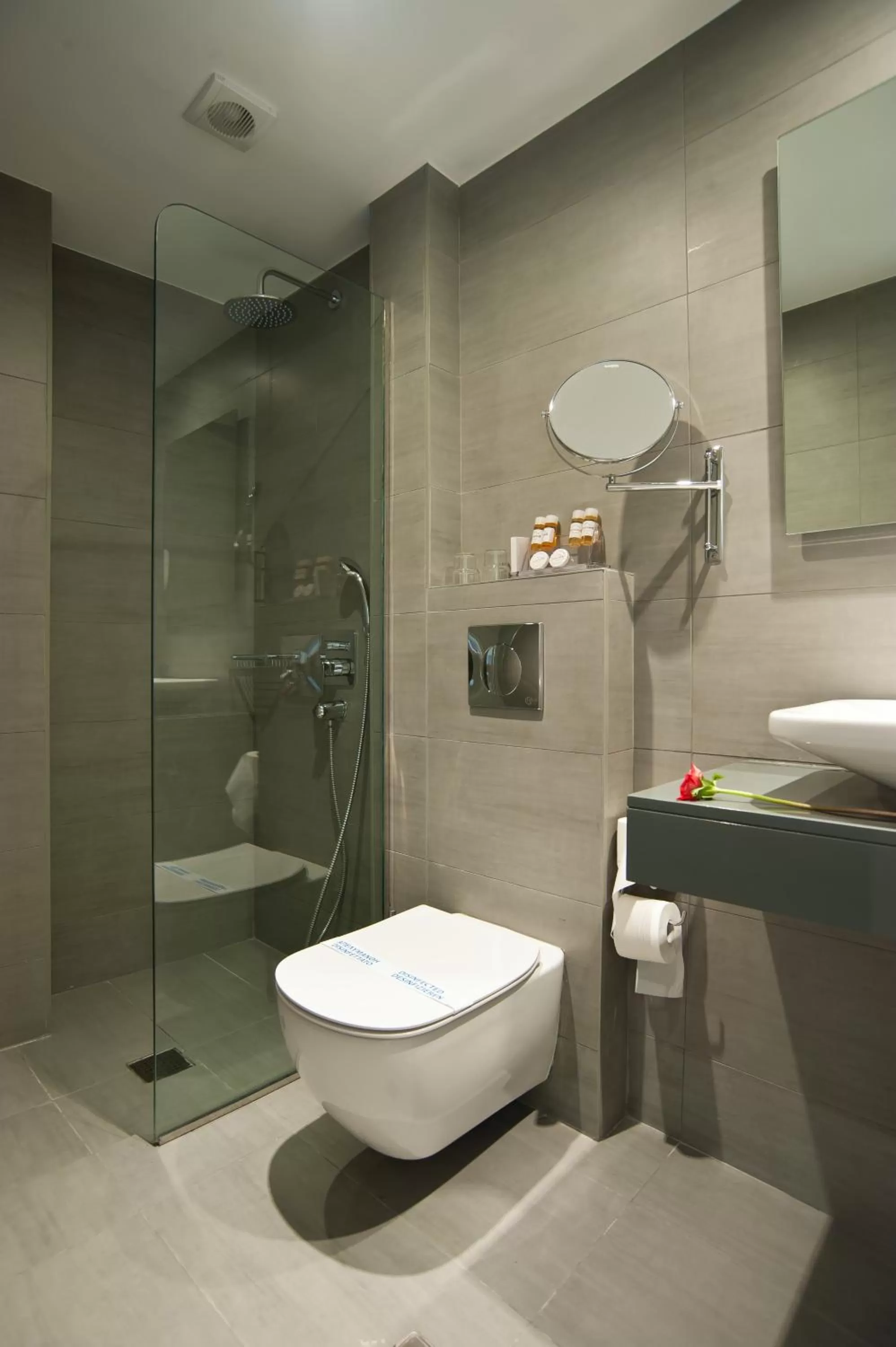 Shower in Parnassos Delphi Hotel