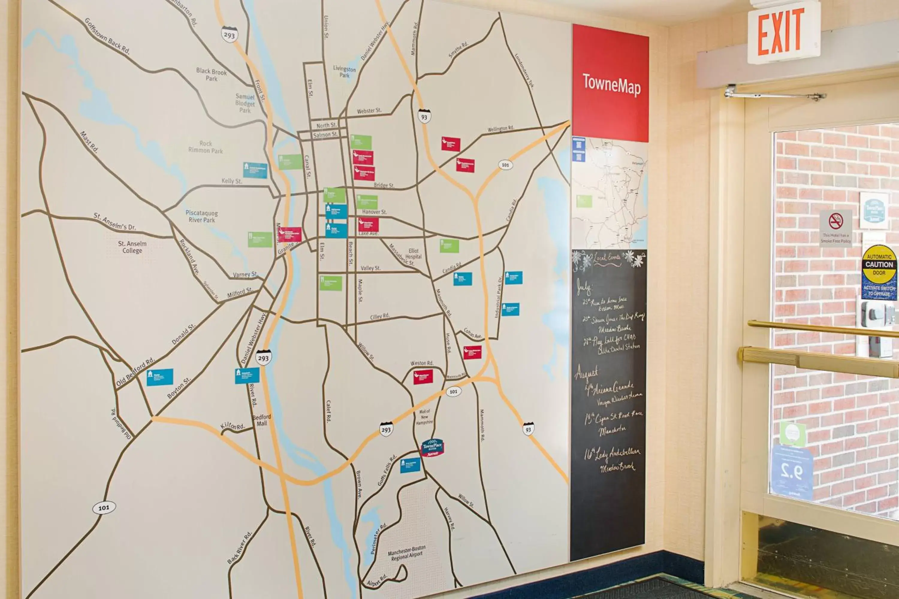 Location, Floor Plan in TownePlace Suites Manchester-Boston Regional Airport