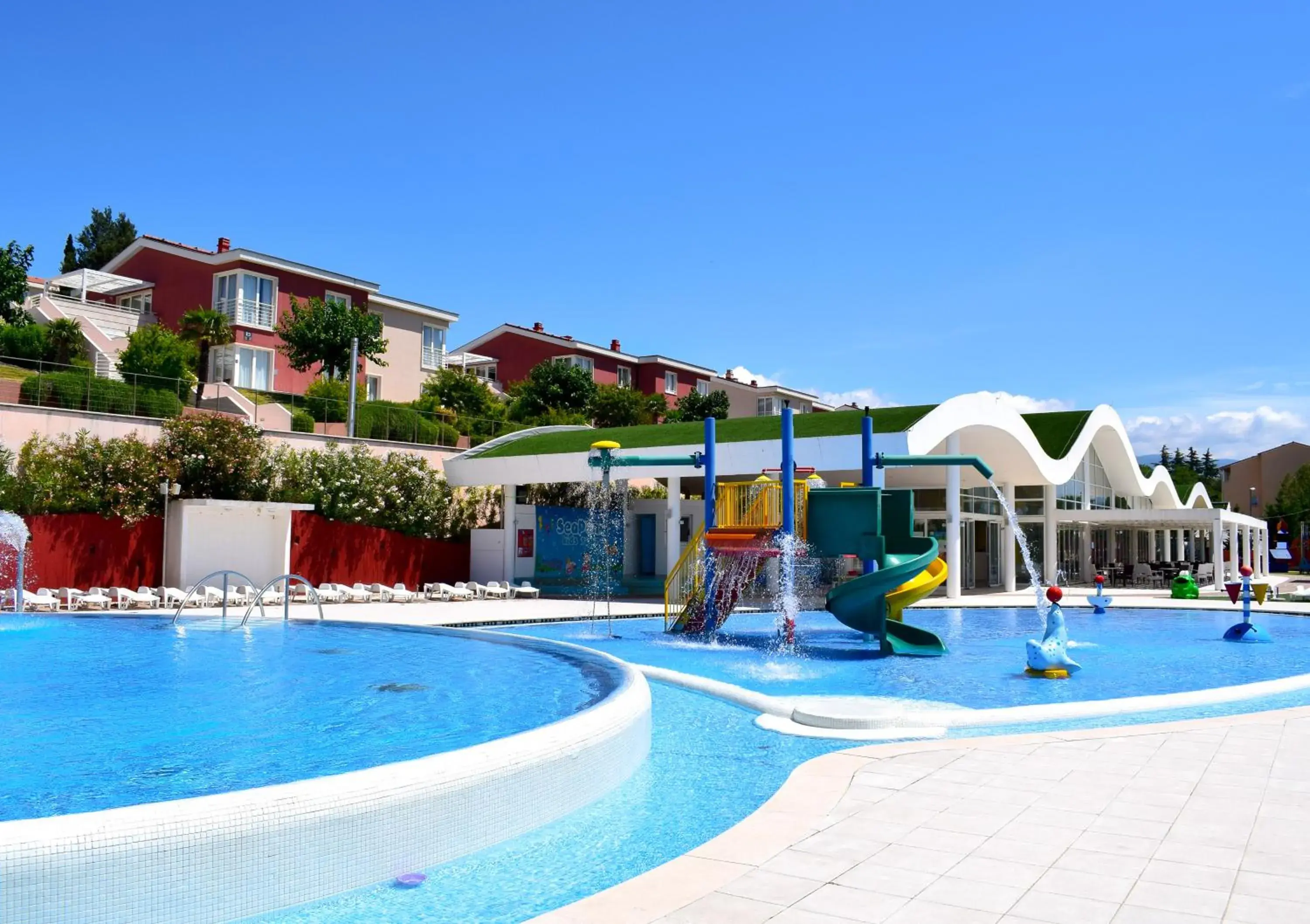 Summer, Swimming Pool in Wyndham Grand Novi Vinodolski Resort