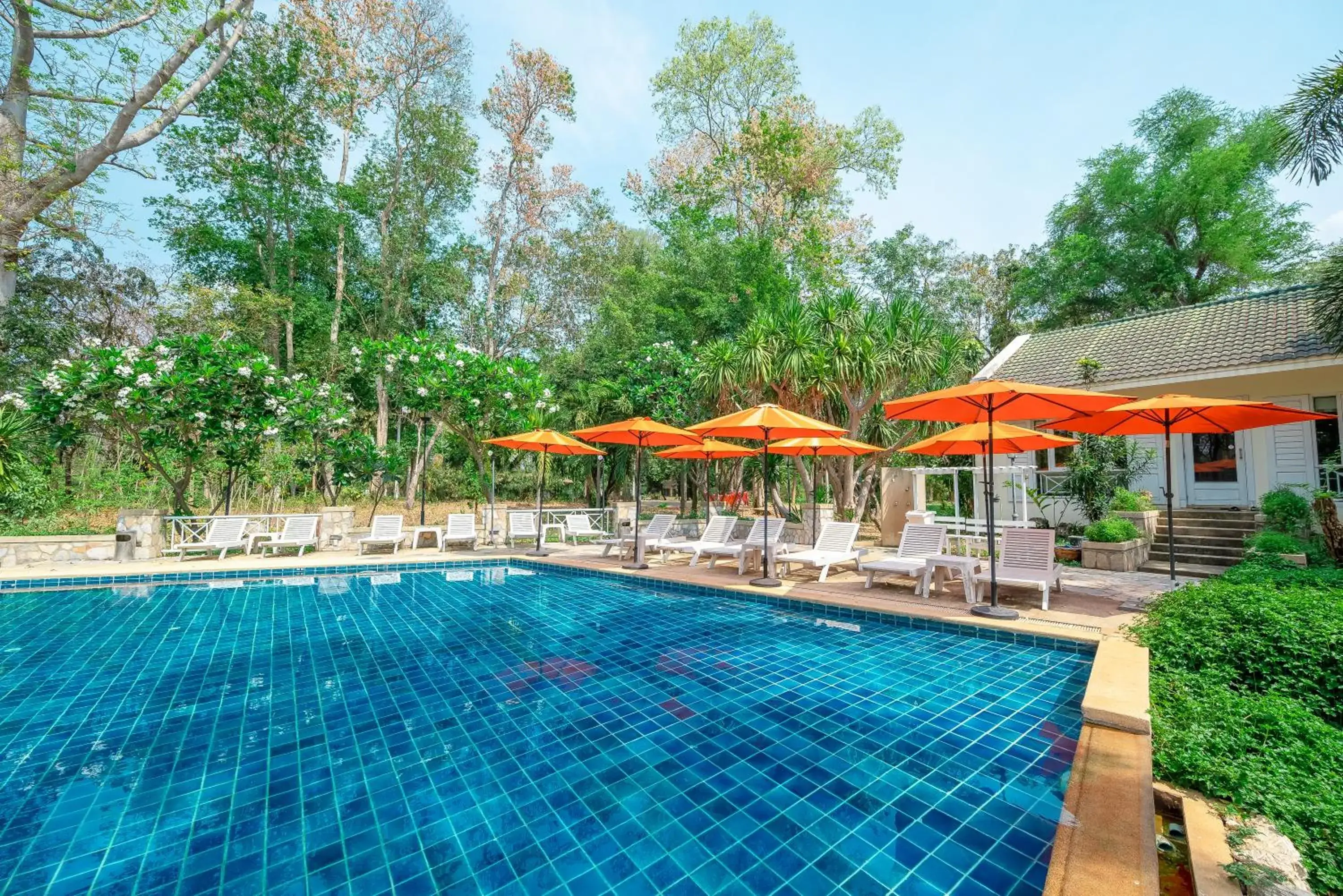 Swimming Pool in Comsaed River Kwai Resort SHA