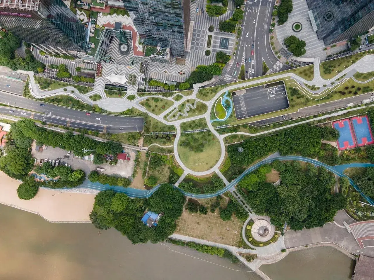 Bird's eye view in Crowne Plaza Fuzhou South by IHG Bird's eye view in Crowne Plaza Fuzhou South by IHG