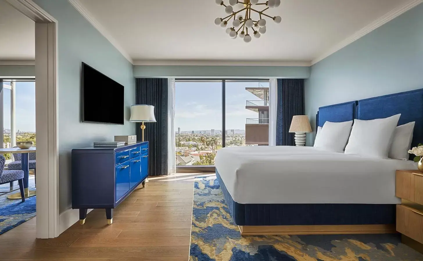 Skyline Two Bedroom King Suite in The Sun Rose West Hollywood Skyline Two Bedroom King Suite in The Sun Rose West Hollywood