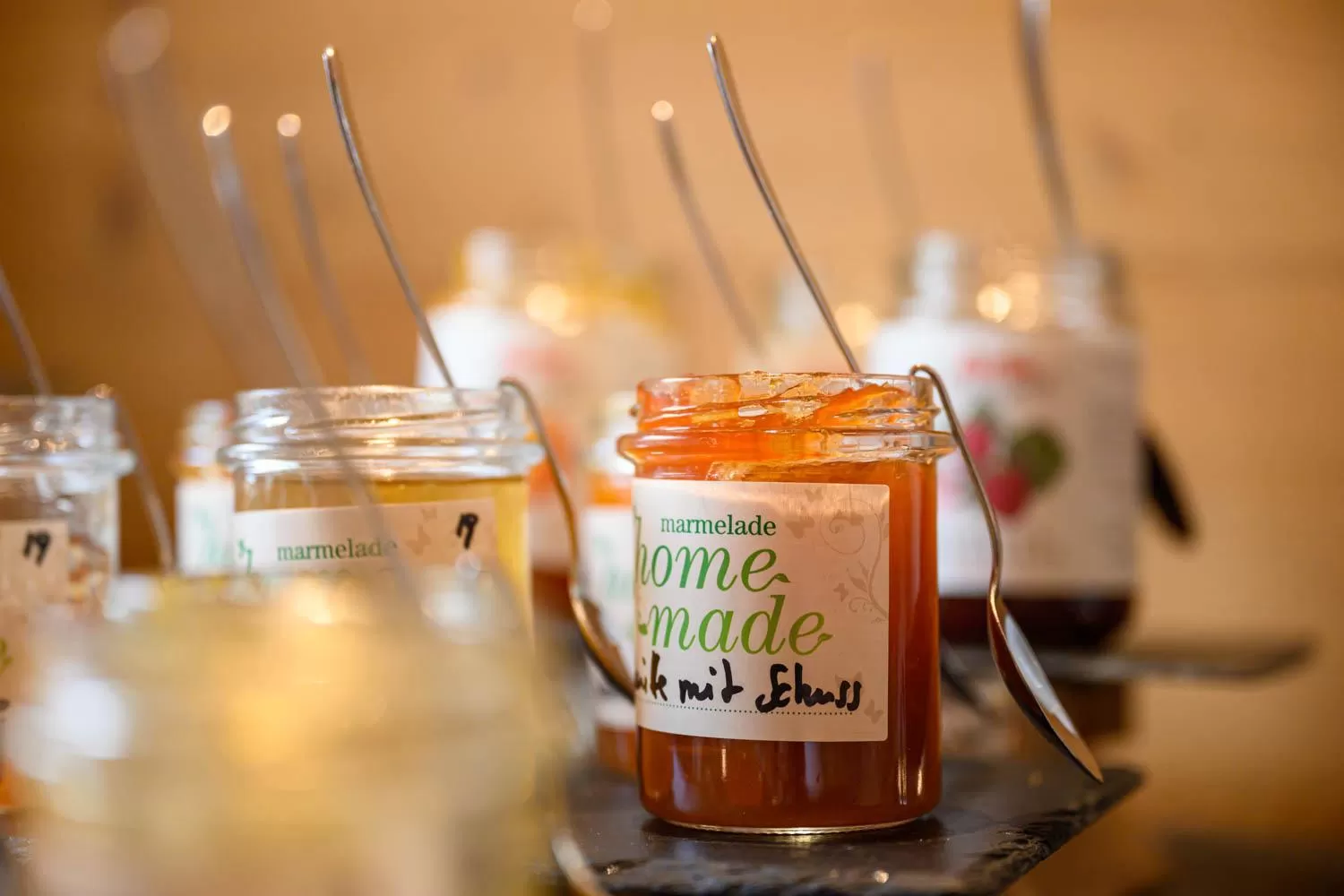 Food and drinks in Hotel Garni Melanie