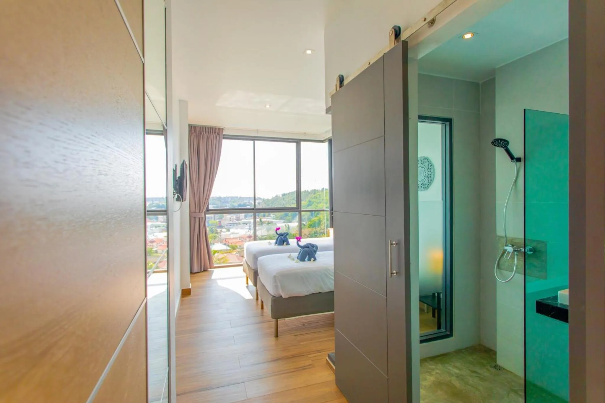 Bedroom in Baan Saint-Tropez Seaview Villas Kata Beach