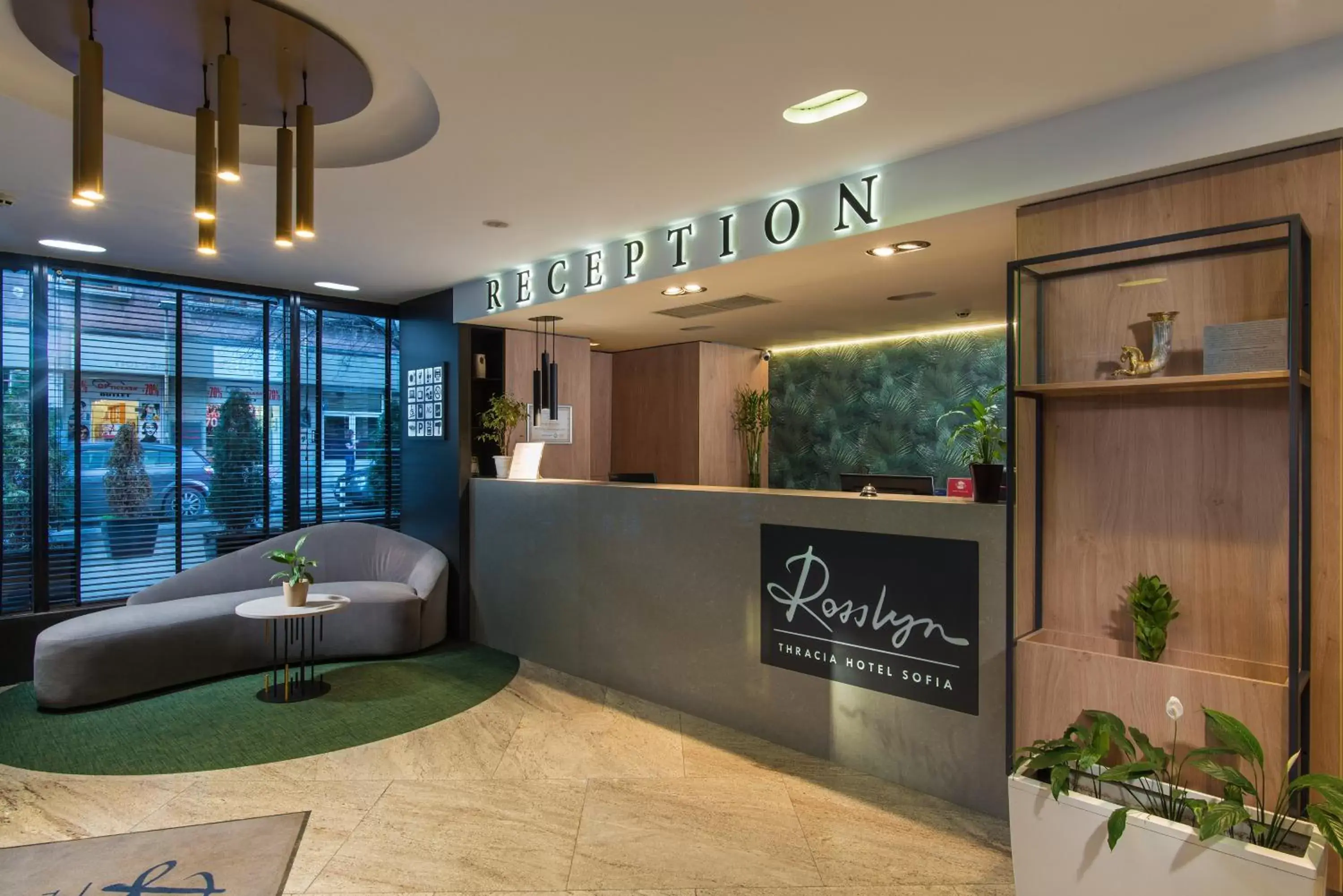 Lobby or reception, Lobby/Reception in Rosslyn Thracia Hotel Sofia
