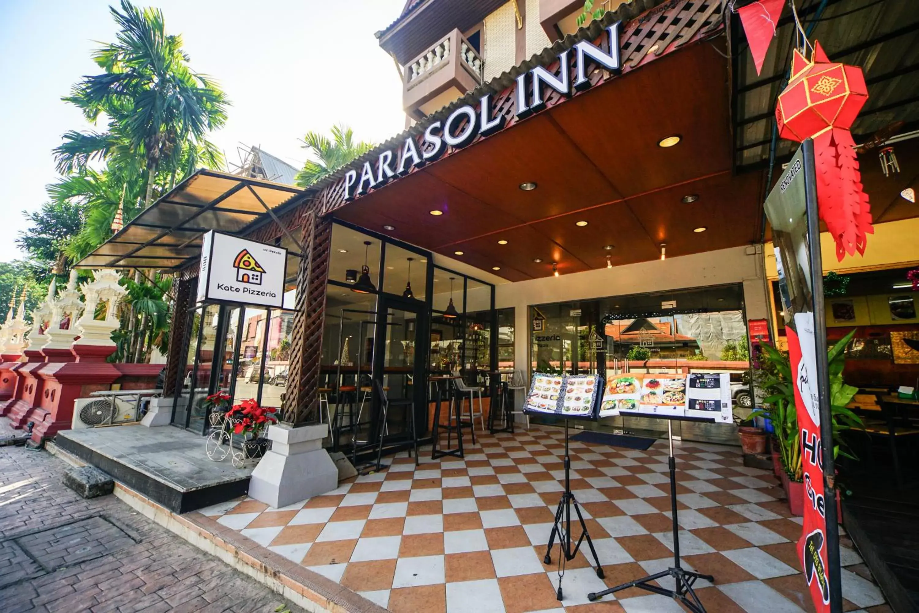 Facade/entrance in Parasol Inn Chiang Mai Old City Hotel - SHA Plus