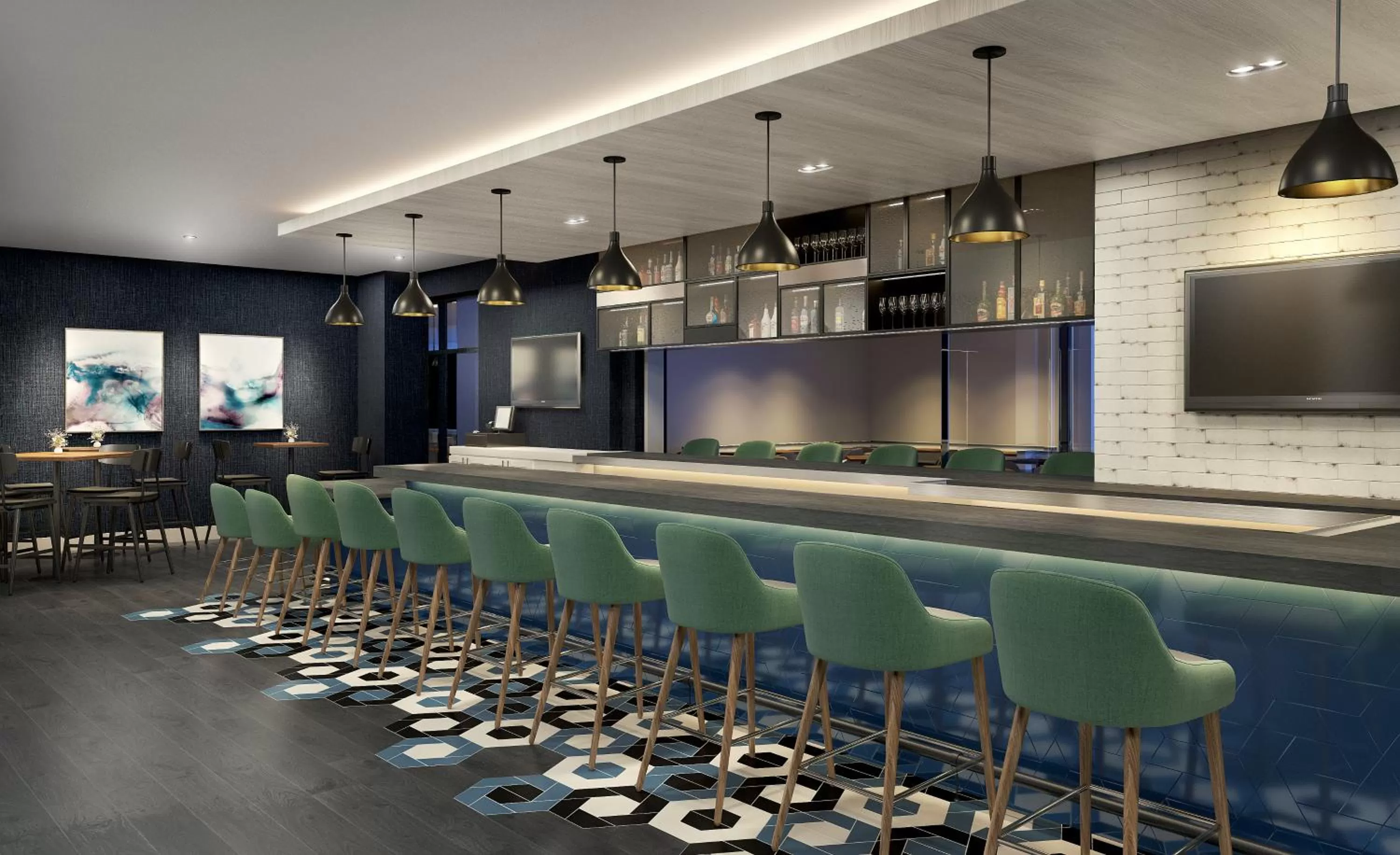 Lounge or bar in Hyatt Place New York Chelsea