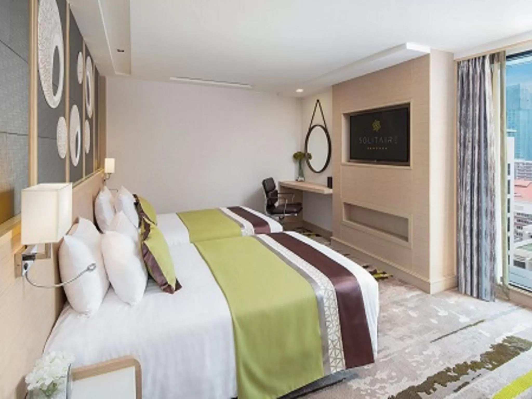 Bed in Solitaire Bangkok Sukhumvit 11