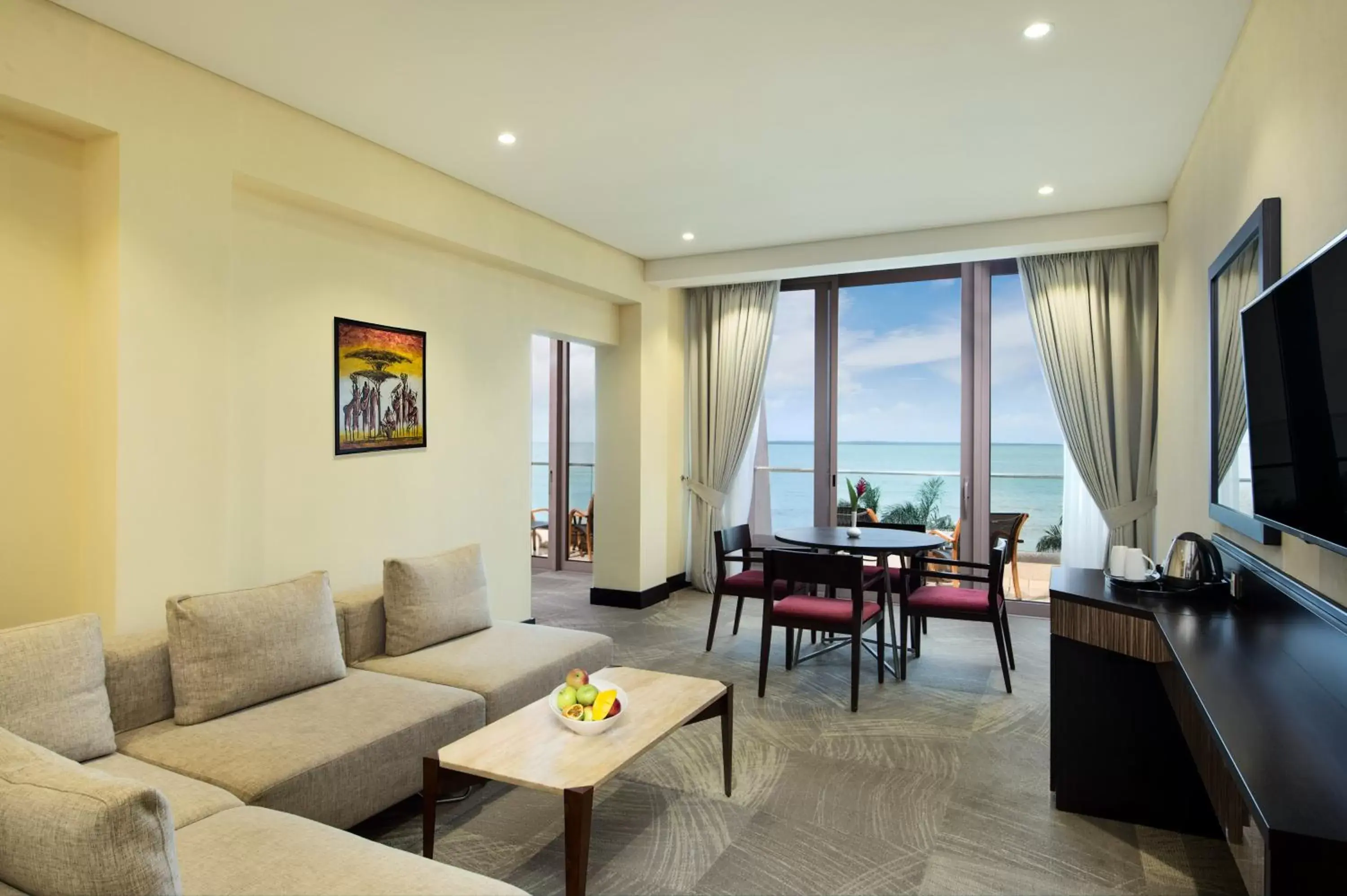 Balcony/Terrace, Seating Area in Ramada Resort By Wyndham Dar es Salaam