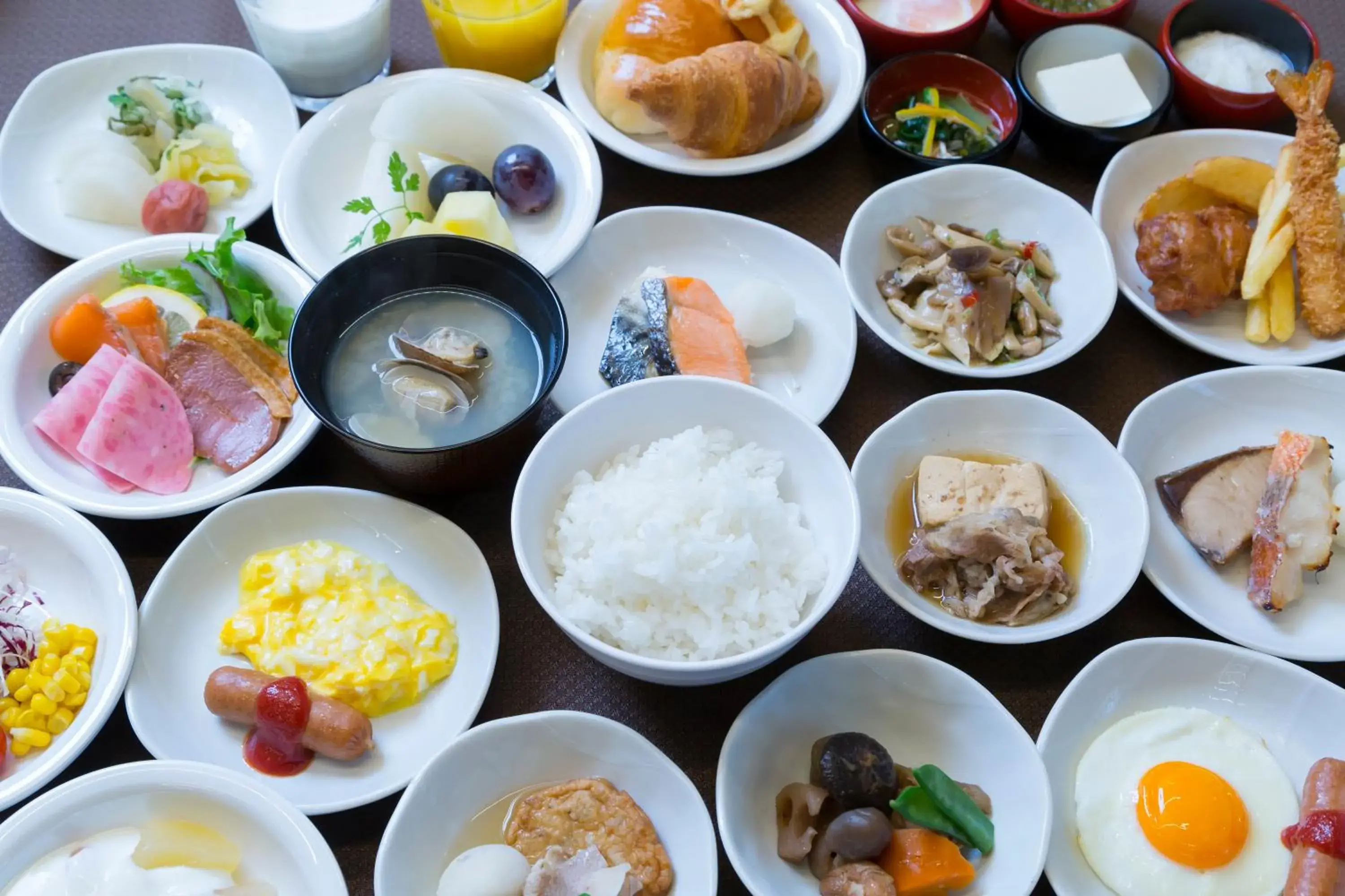 Buffet breakfast in Dormy Inn Premium Tokyo Kodenmacho