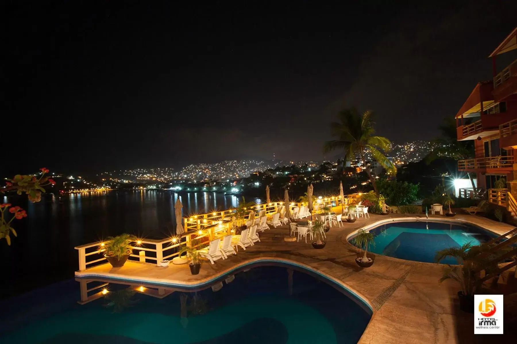 Pool View in Hotel Irma