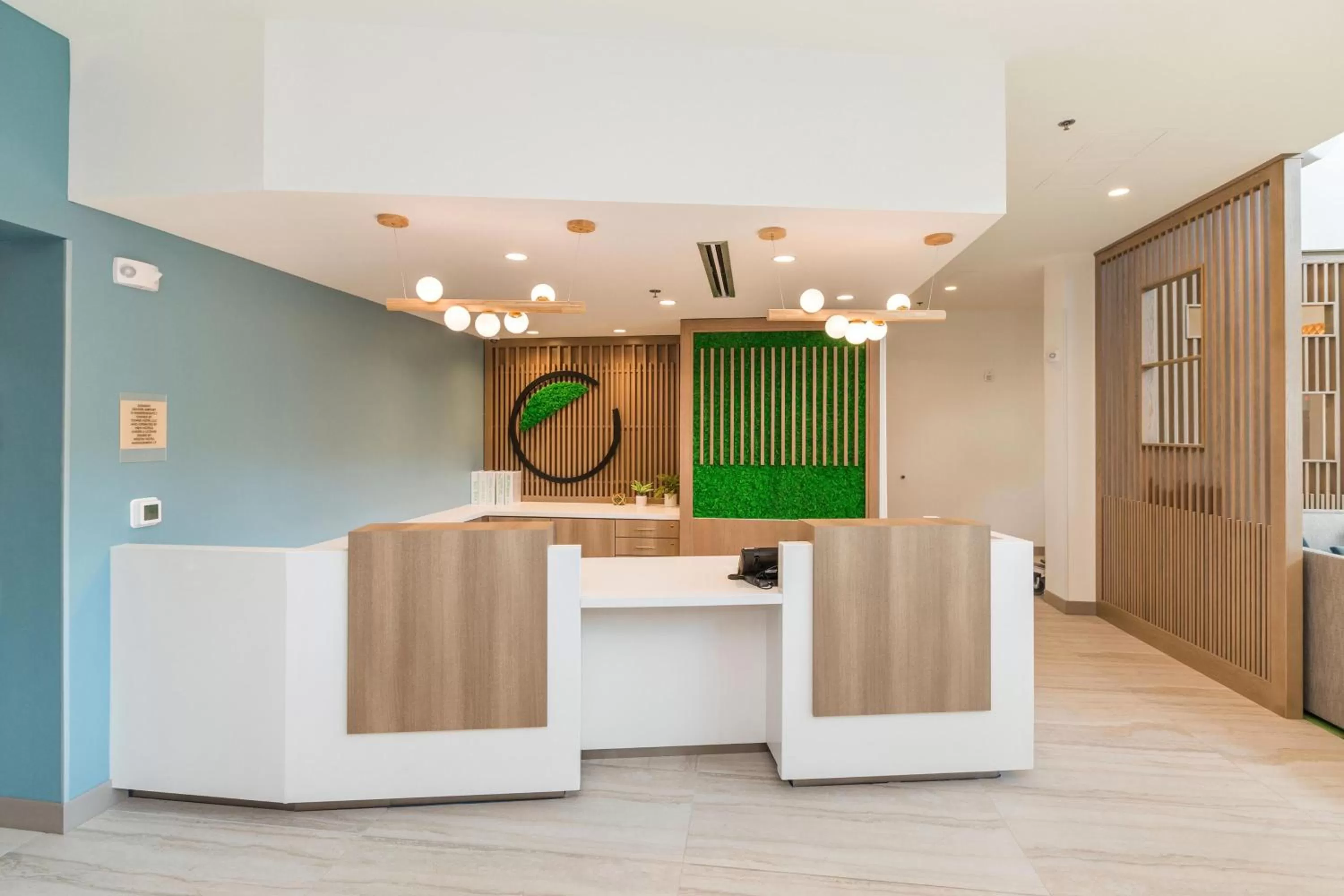 Lobby or reception in Element Denver International Airport