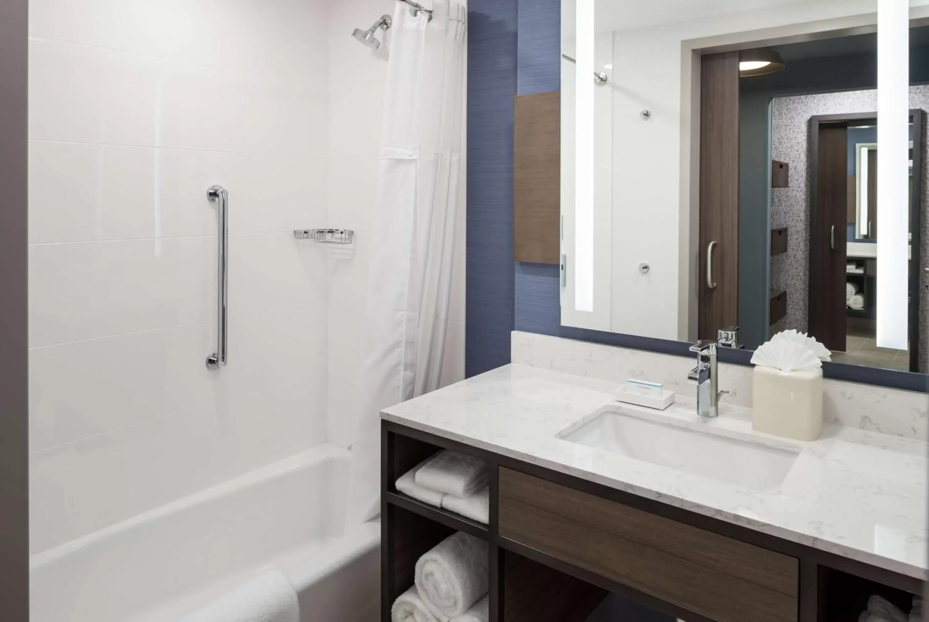 Bathroom in Hilton Garden Inn Madison Downtown, WI Bathroom in Hilton Garden Inn Madison Downtown, WI