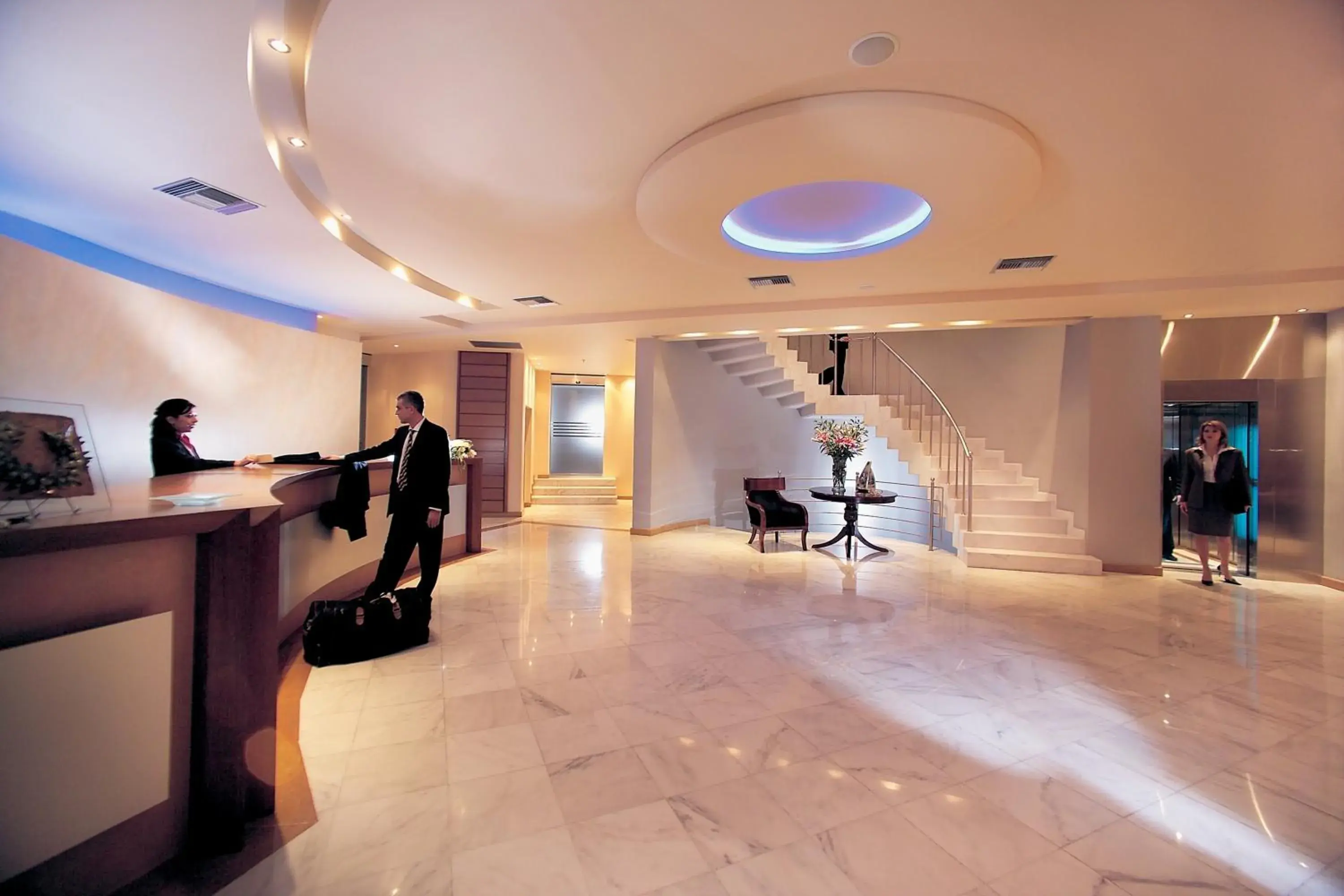 Lobby or reception in Dekelia Hotel