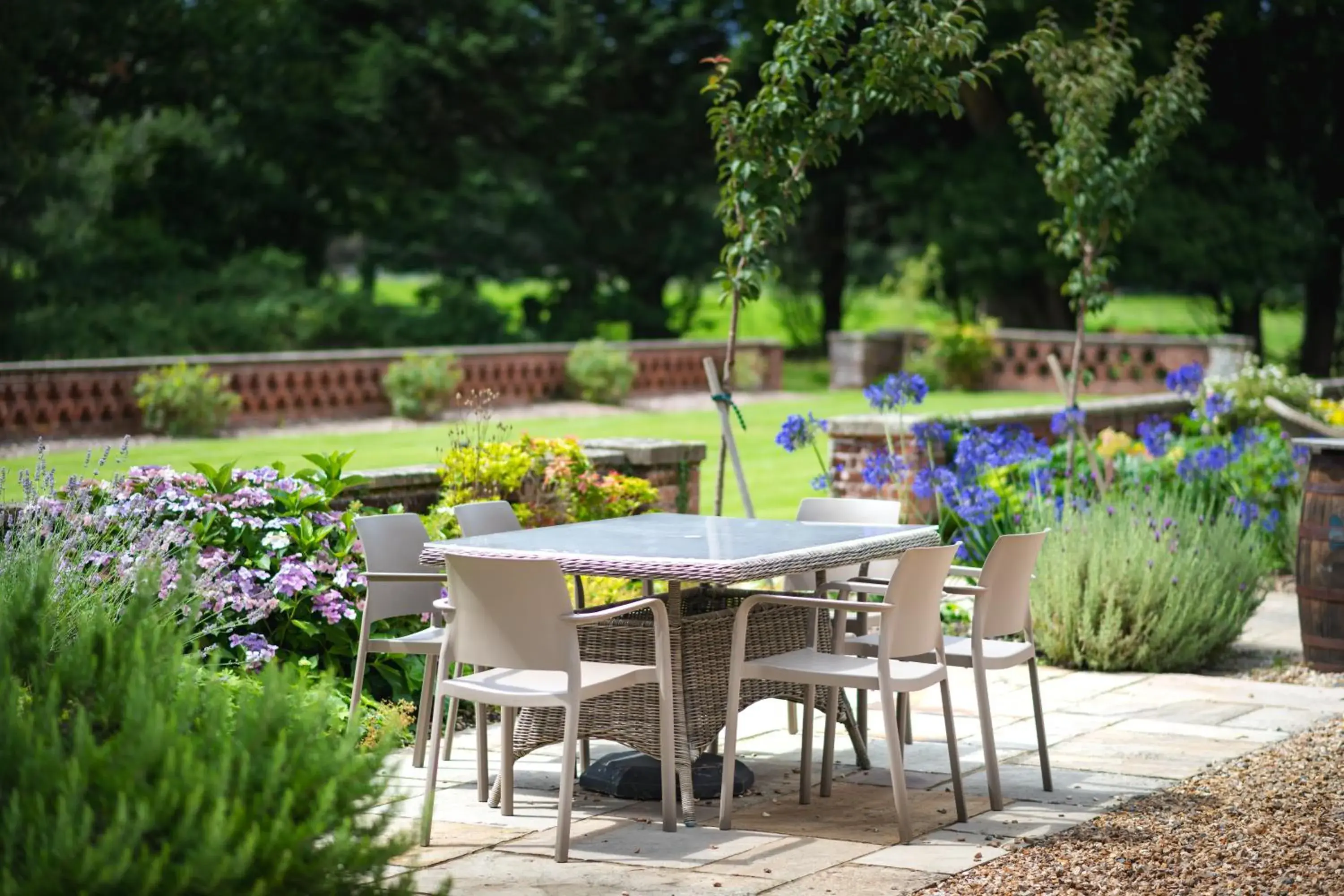 Garden in Bartley Lodge Hotel