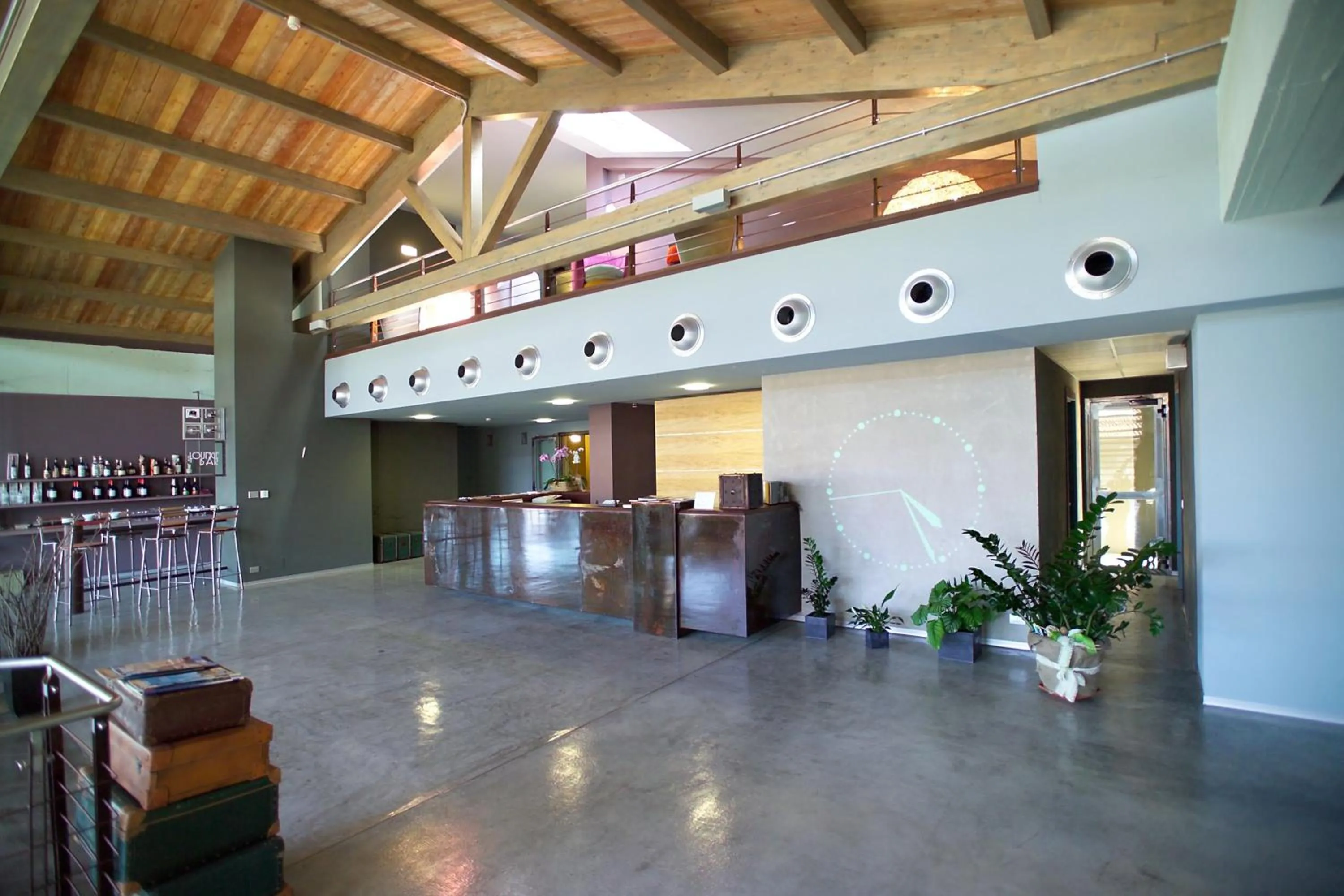 Lobby or reception in Albergo Cantine Ascheri