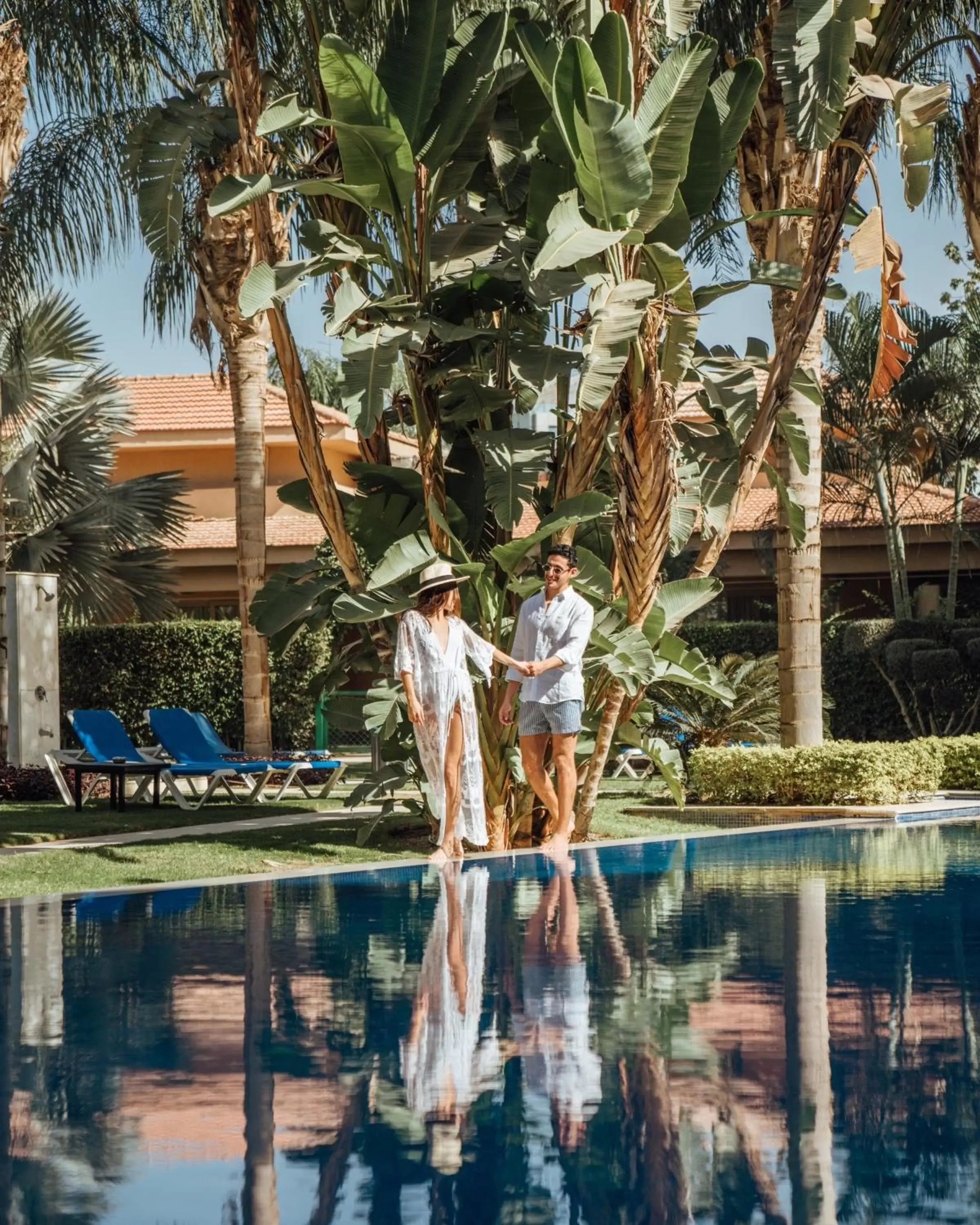 People, Swimming Pool in Dusit Thani LakeView Cairo