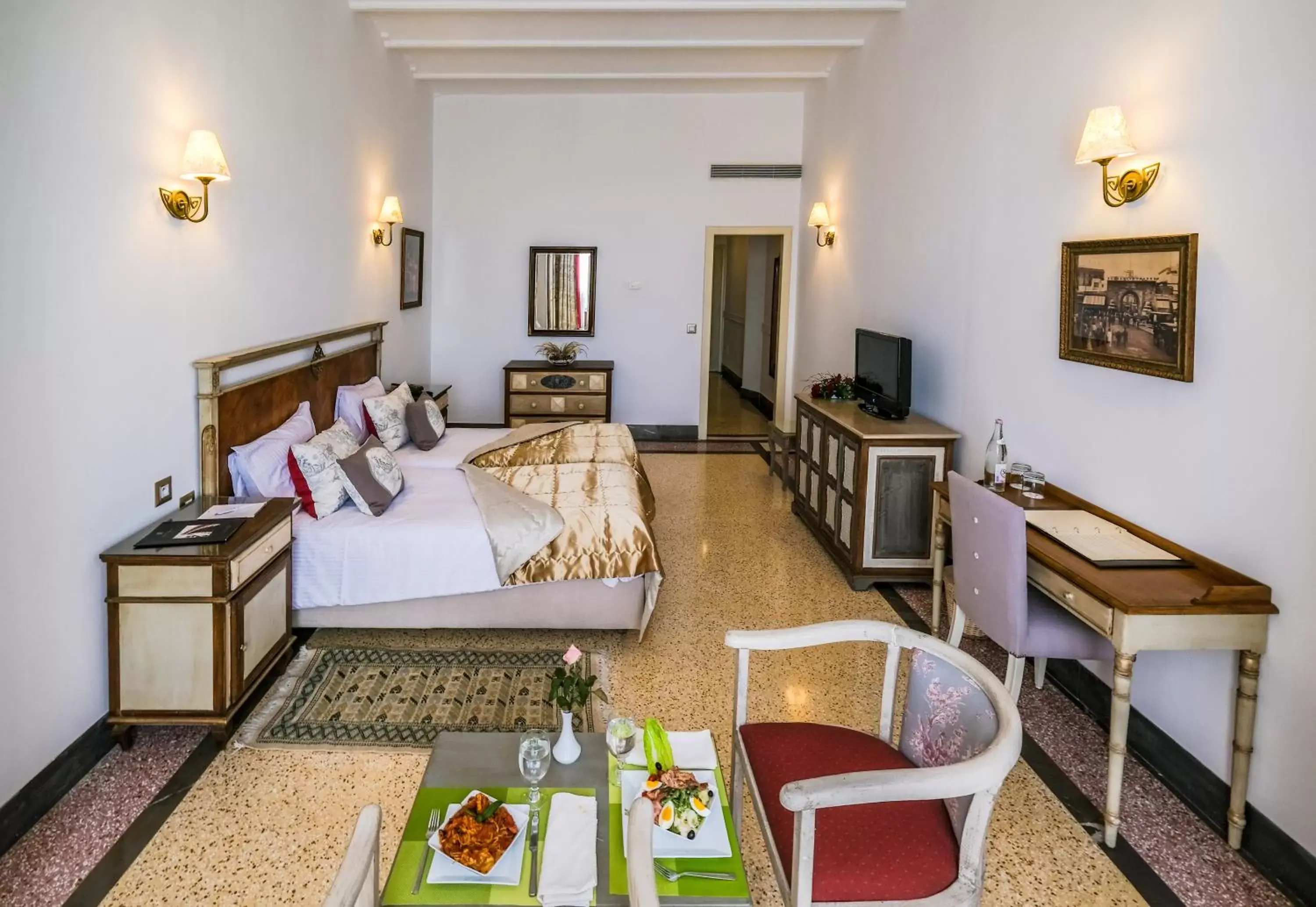 Bed in Majestic Hotel Bed in Majestic Hotel