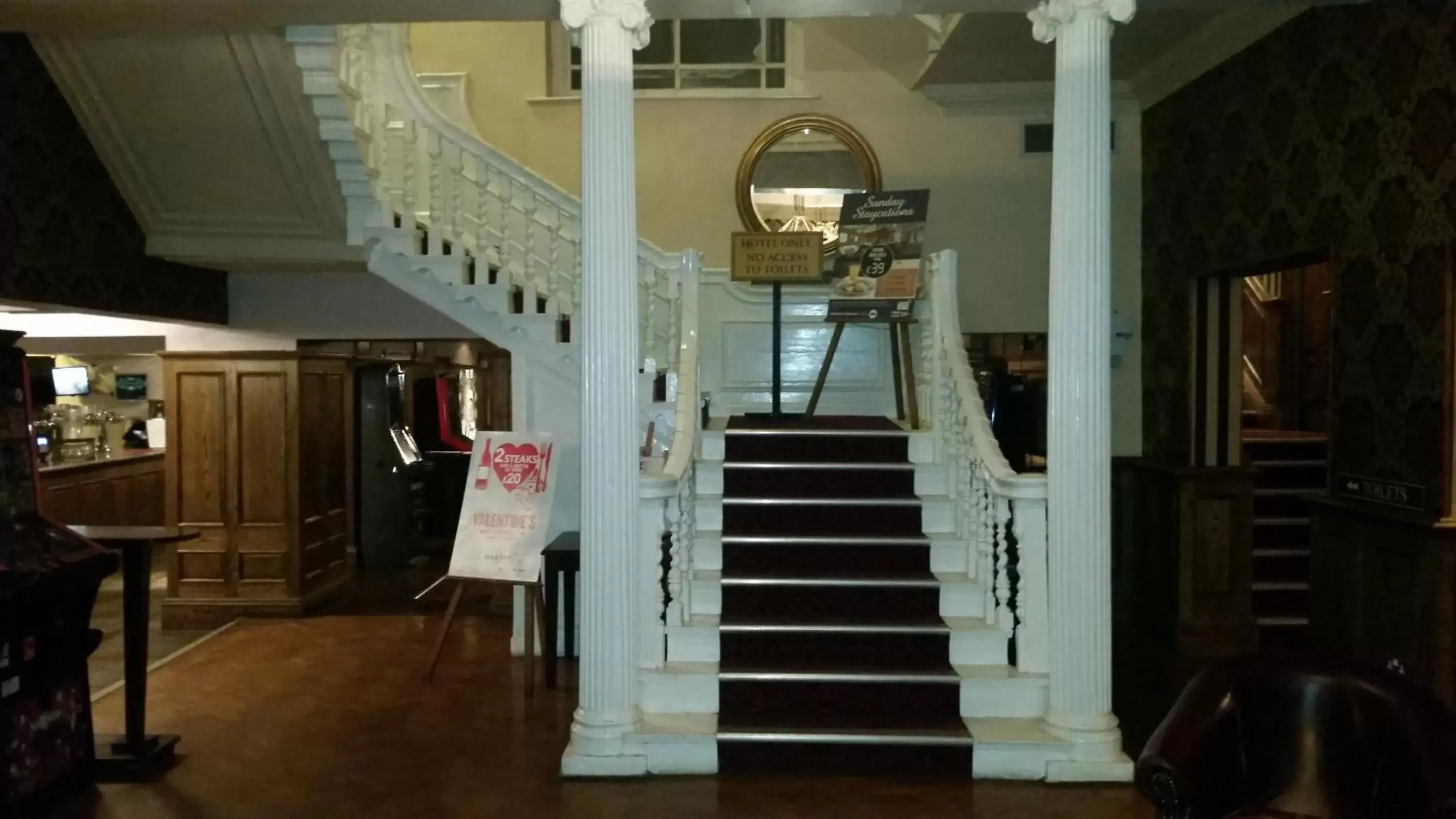 Decorative detail, Lobby/Reception in The Three Tuns Hotel Wetherspoon