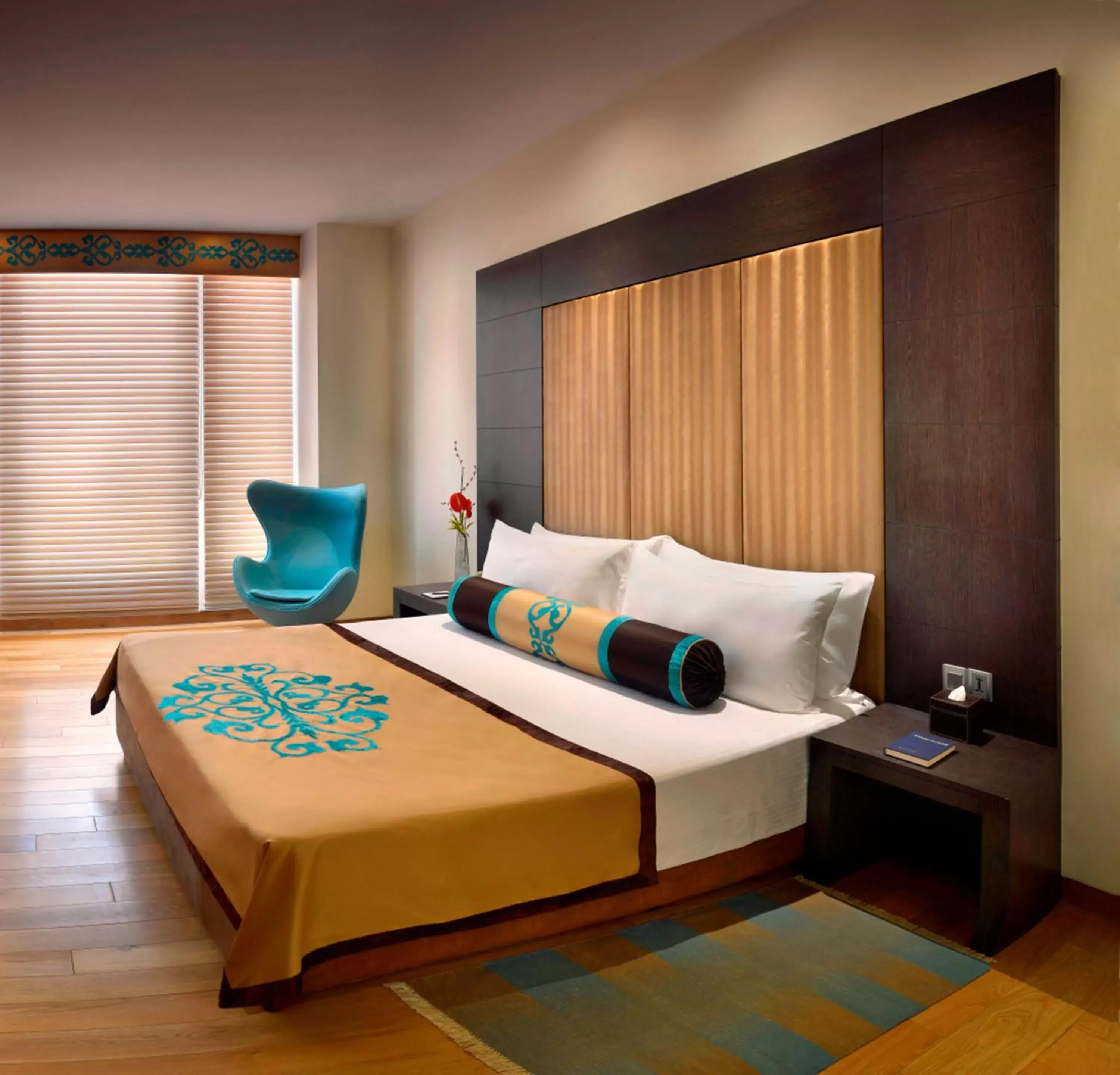 Bed in The Lalit Great Eastern Kolkata