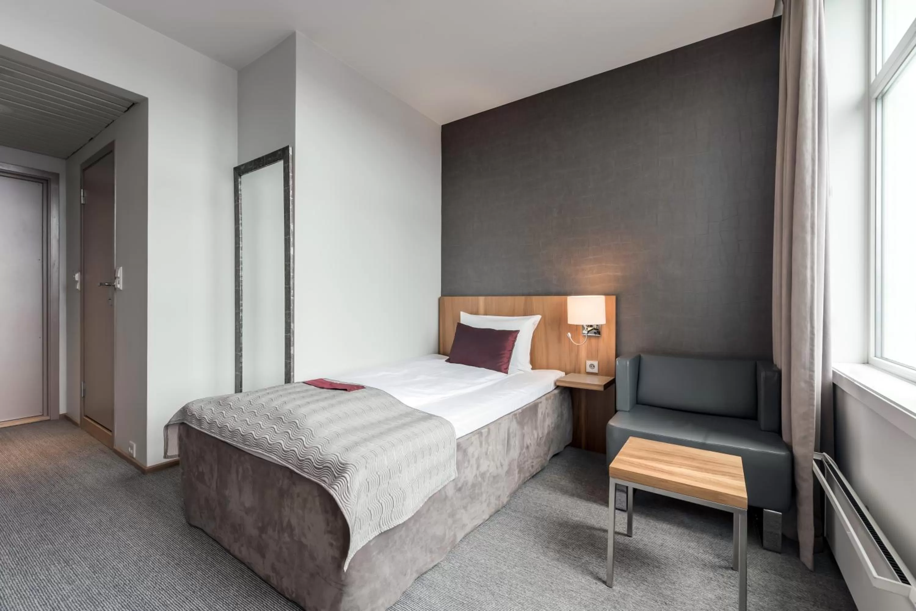 Bed in Quality Hotel Residence