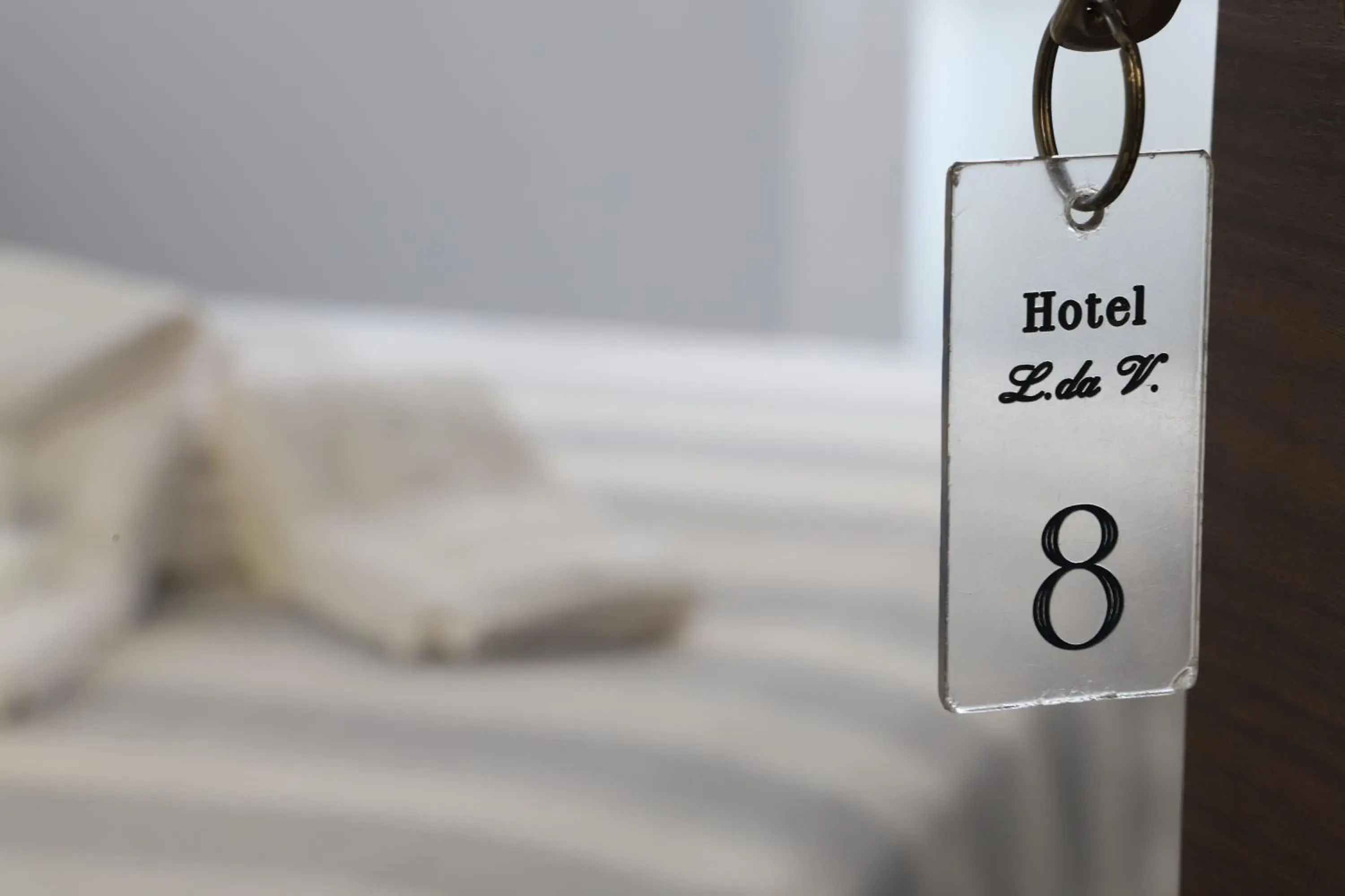 Bed in Albergo Leonardo Da Vinci Bed in Albergo Leonardo Da Vinci