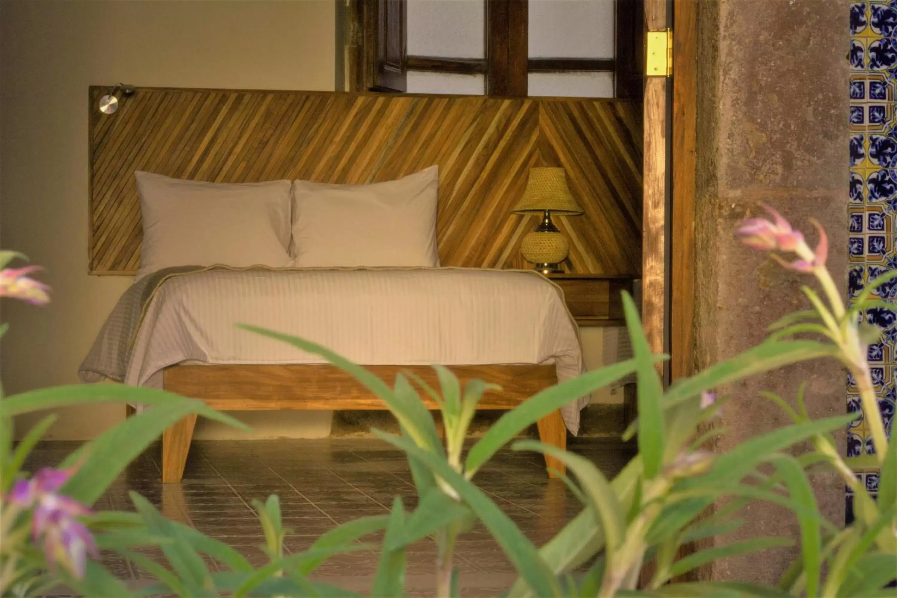 Bed in NaNa Vida Hotel Morelia Bed in NaNa Vida Hotel Morelia