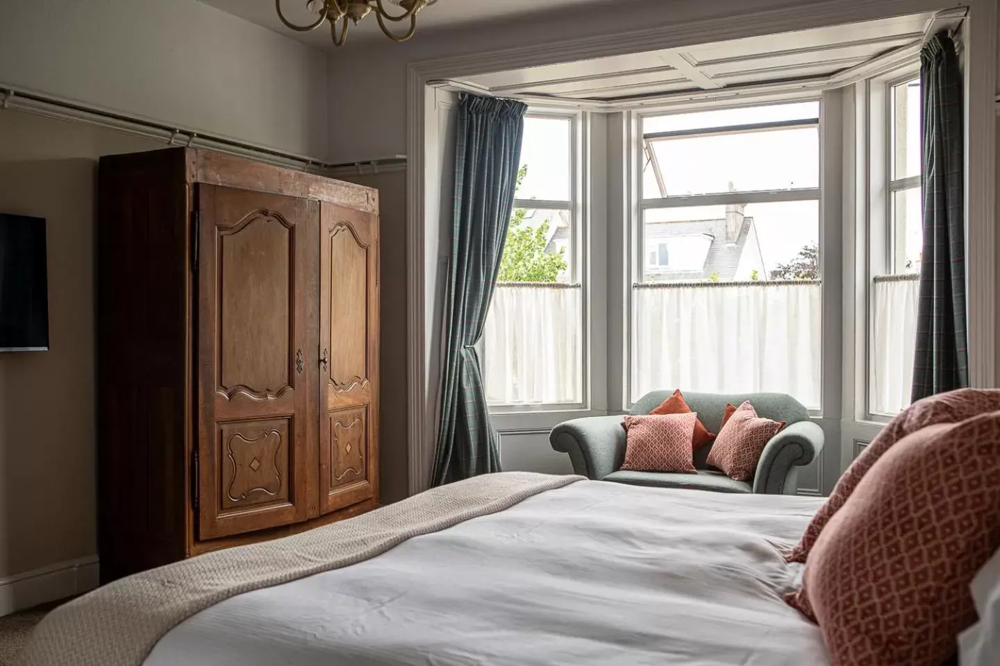 Bedroom, Bed in Burrator Inn