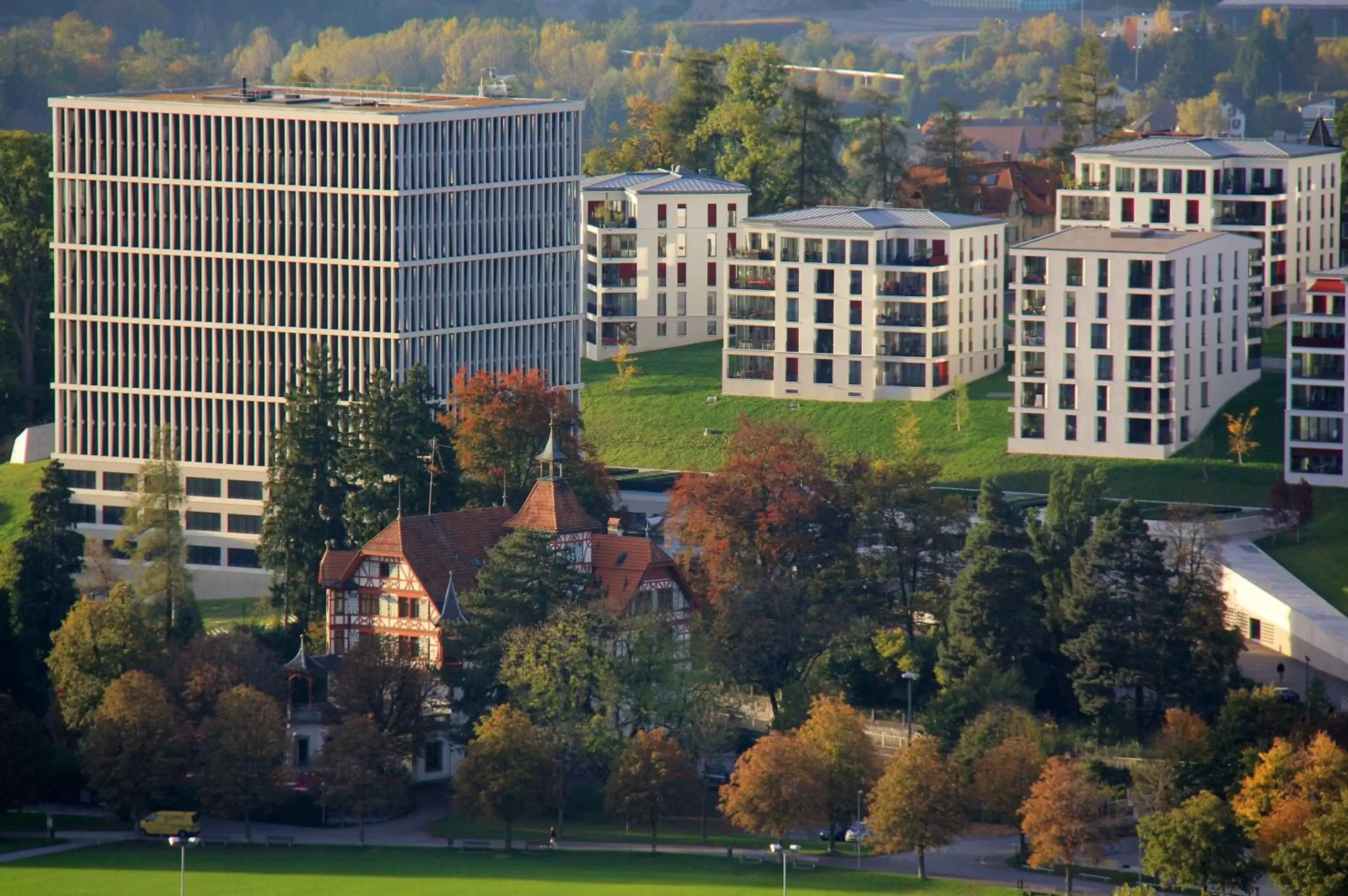 Bird's-eye View in Militärkantine St. Gallen