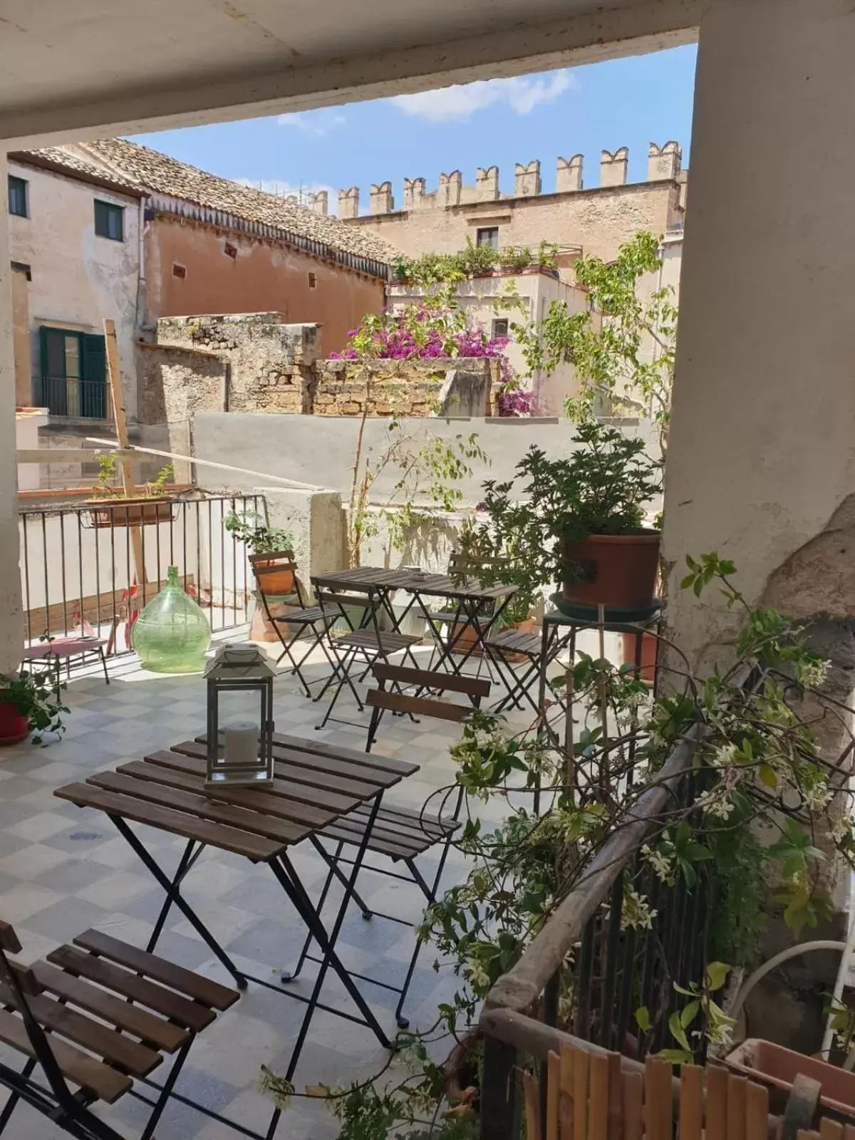 Balcony/Terrace in Stanze al Genio B&B