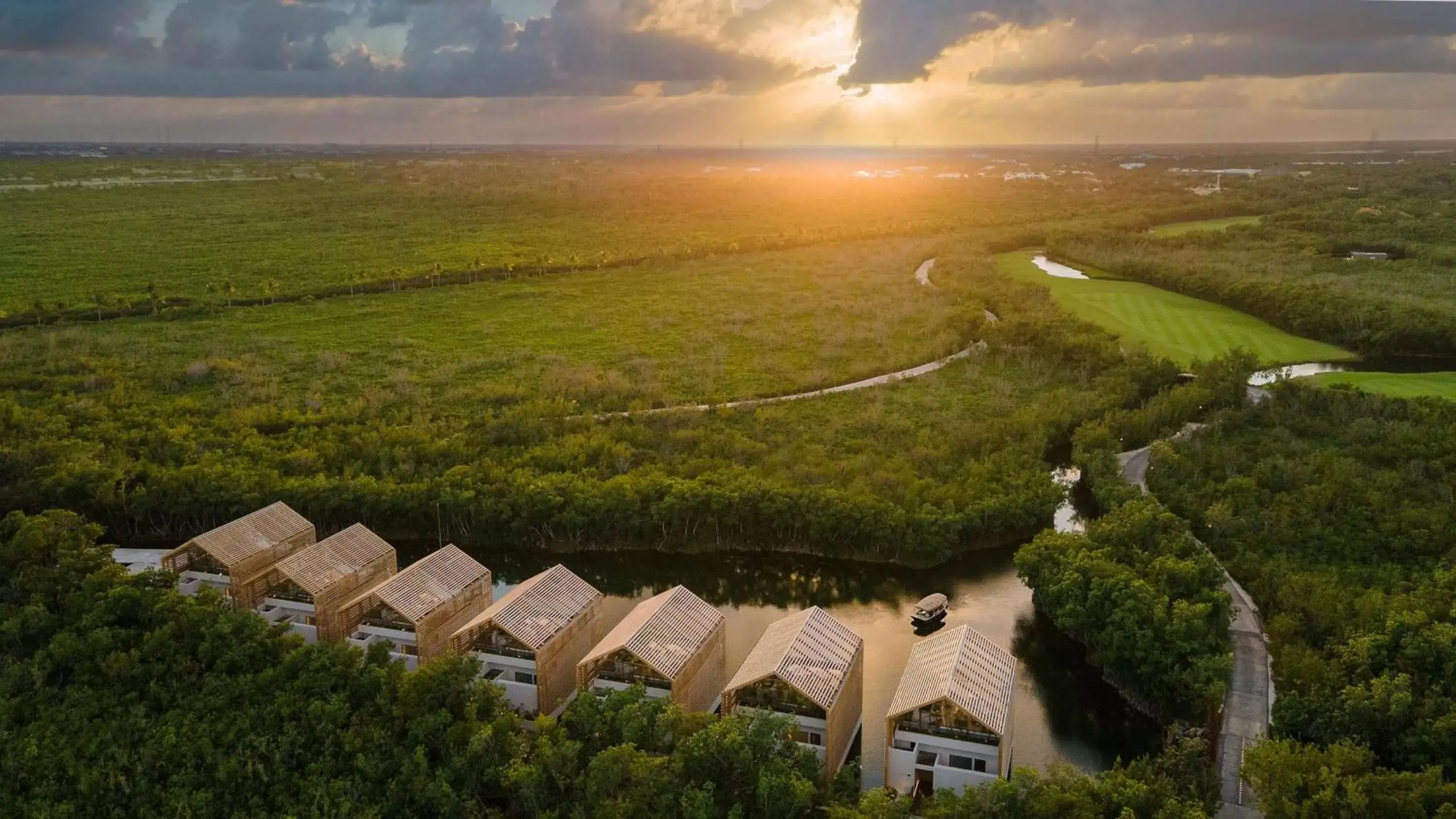 View (from property/room), Bird's-eye View in Banyan Tree Mayakoba