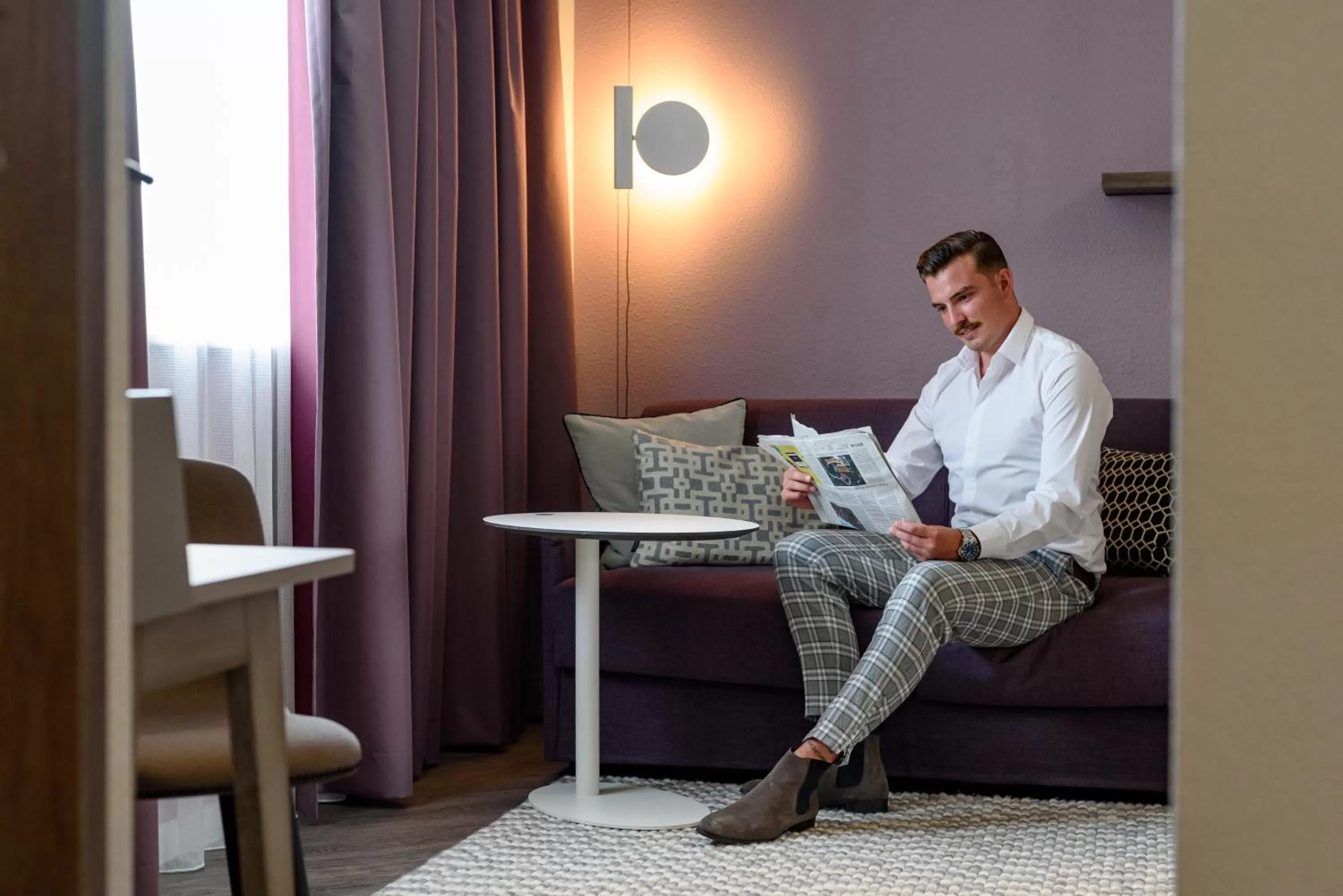 Living room in Novotel Zurich City West