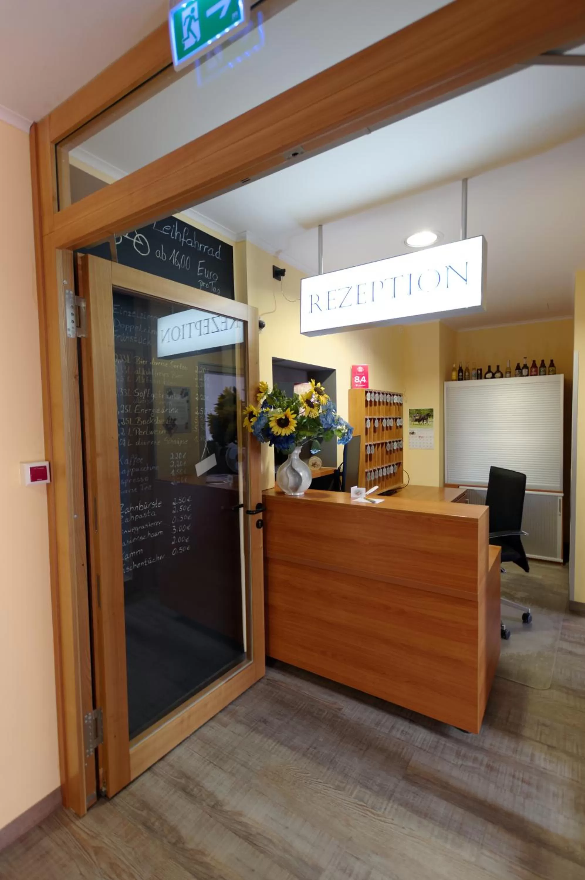 Lobby or reception in PrivatHotel Probst