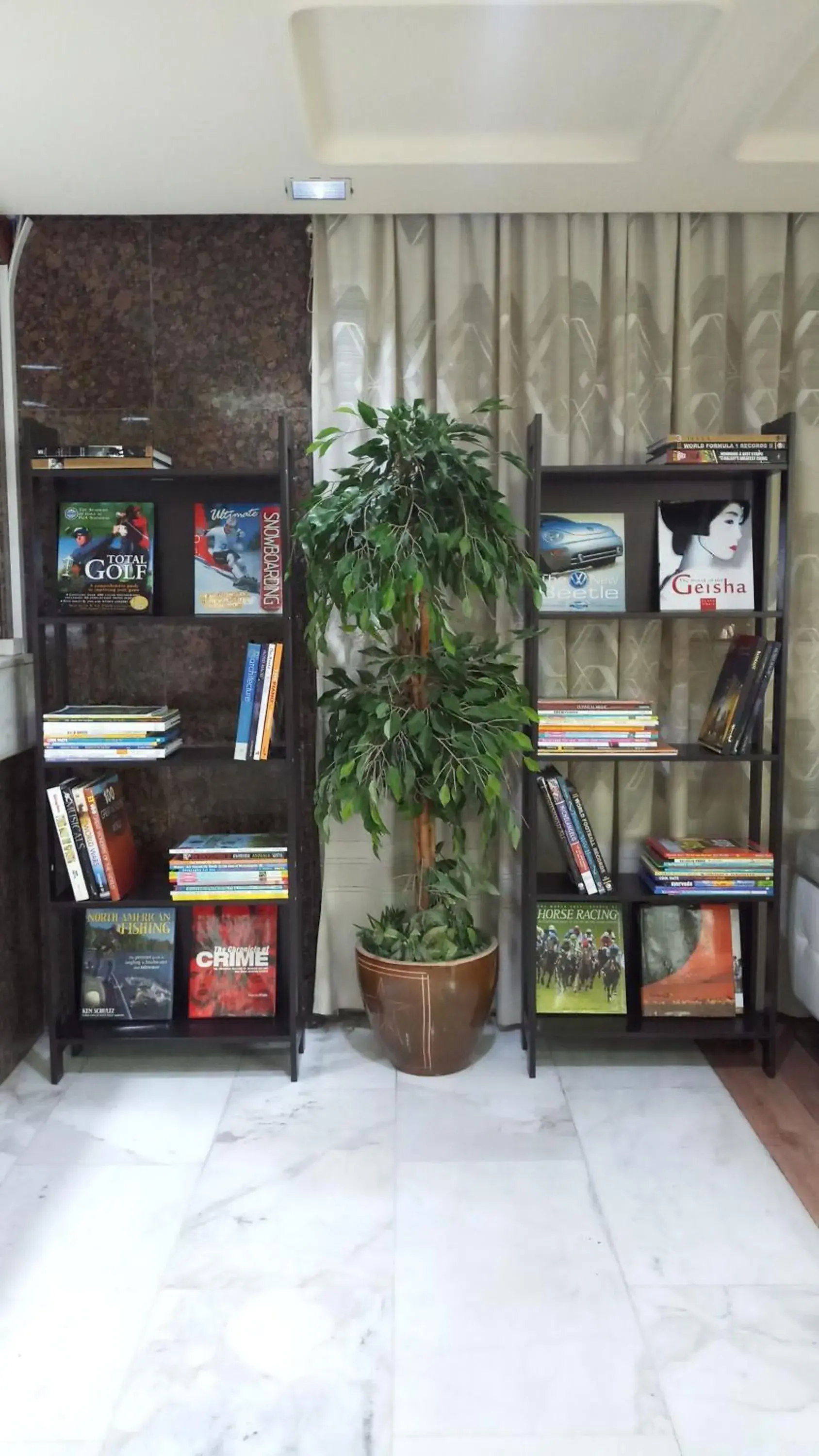 Library in Oriental Palace Hotel