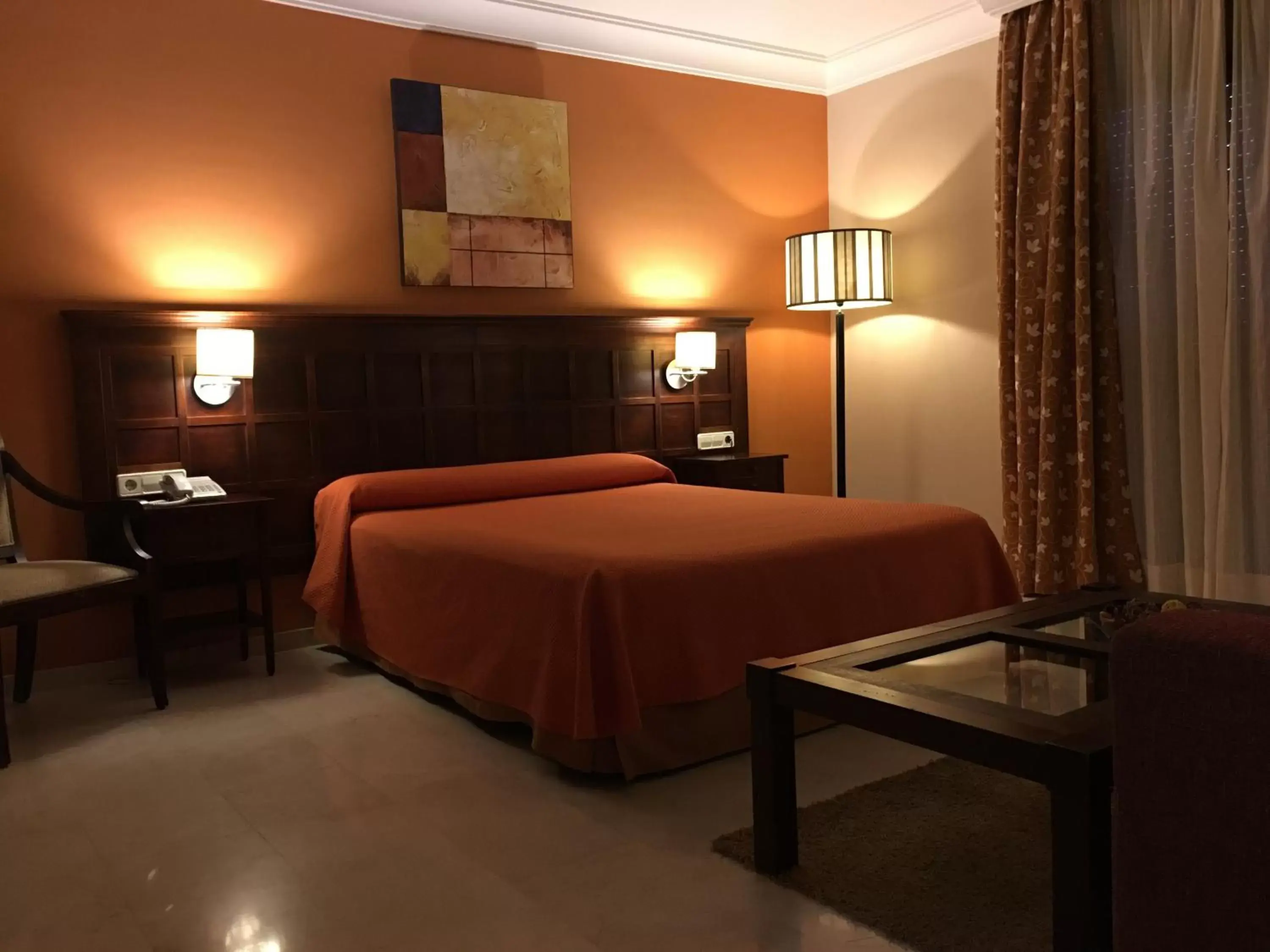 Bed in Hotel Sierra Hidalga