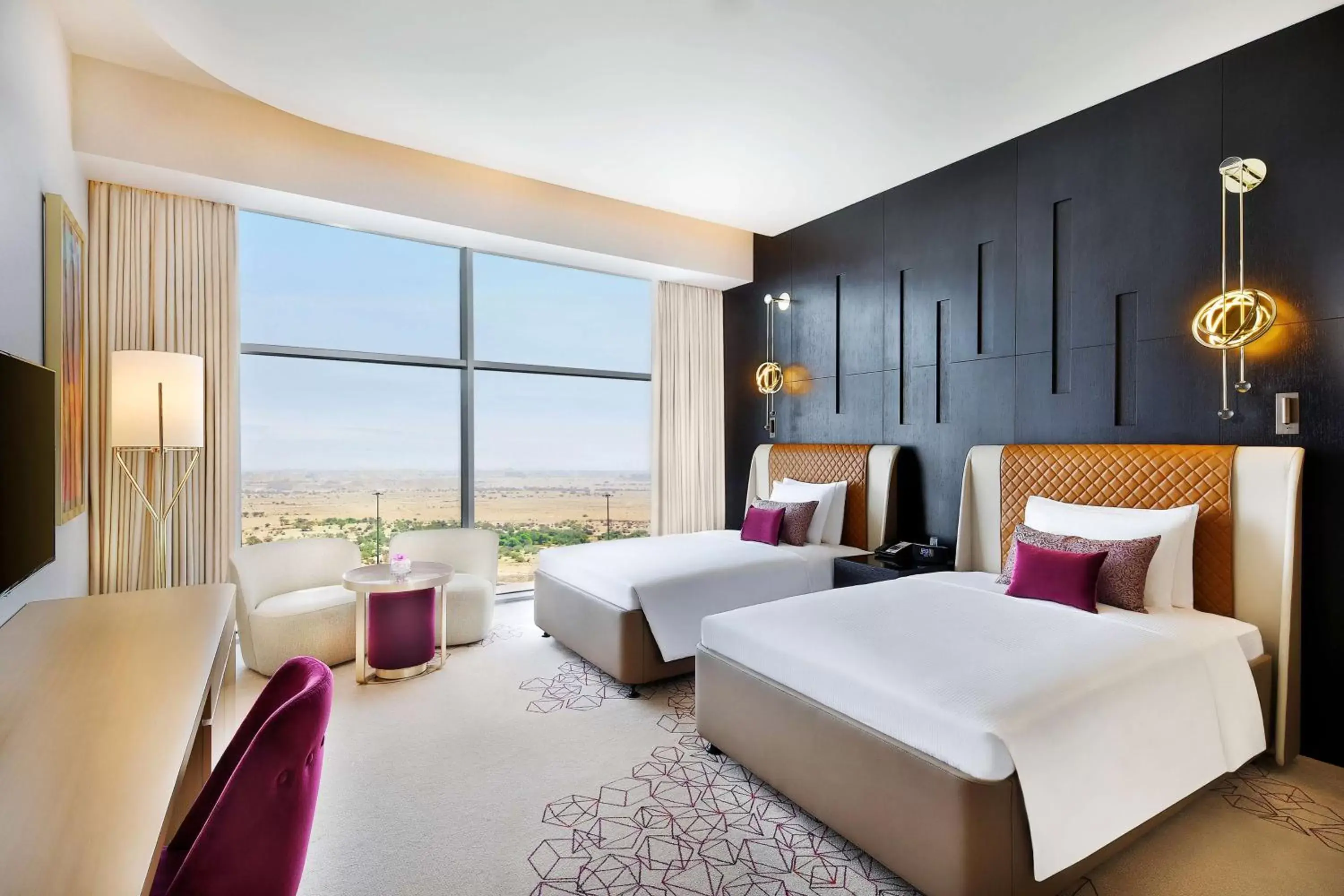 Bed in AlRayyan Hotel Doha, Curio Collection by Hilton